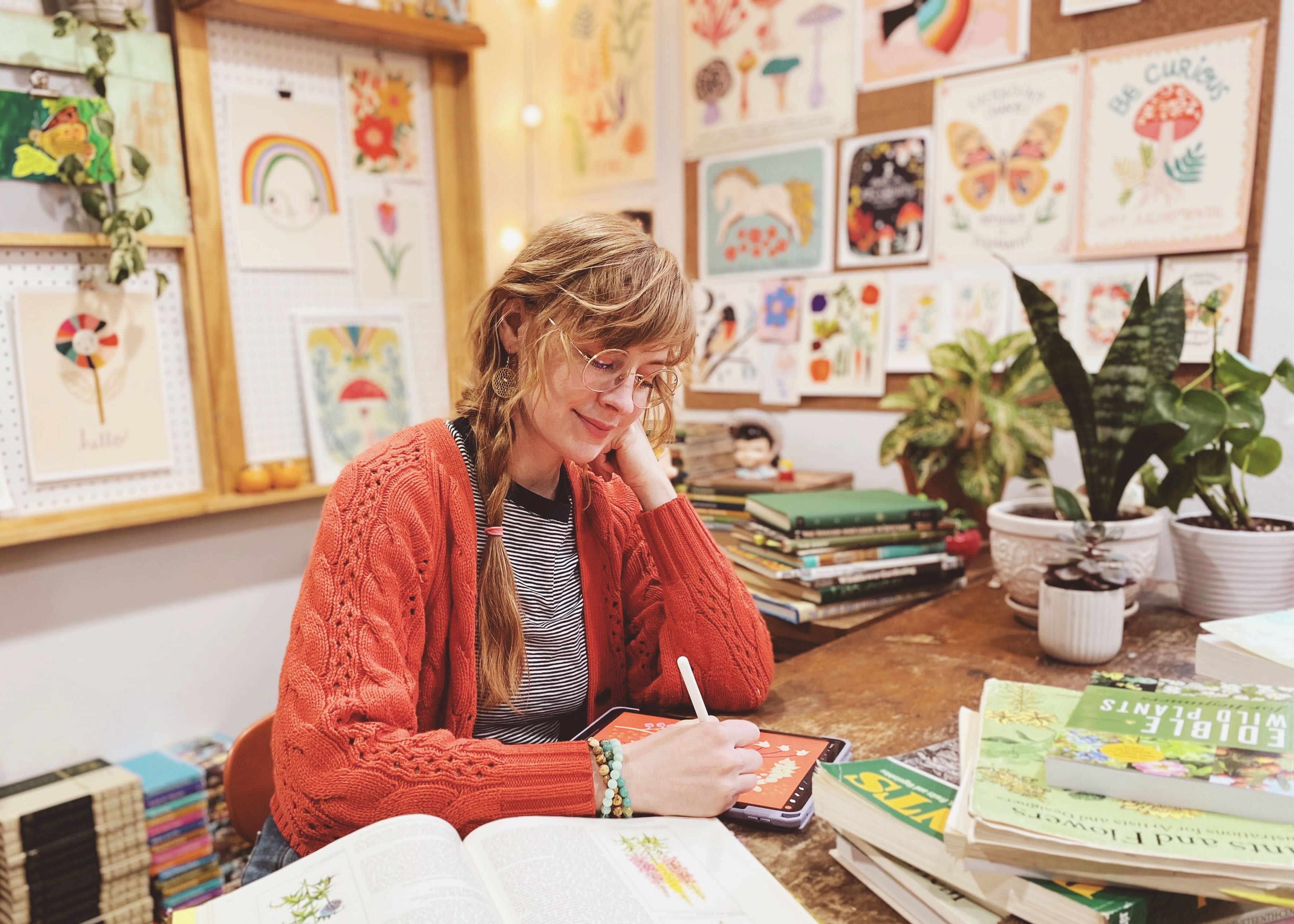 Hummingbird Garden - Art Print