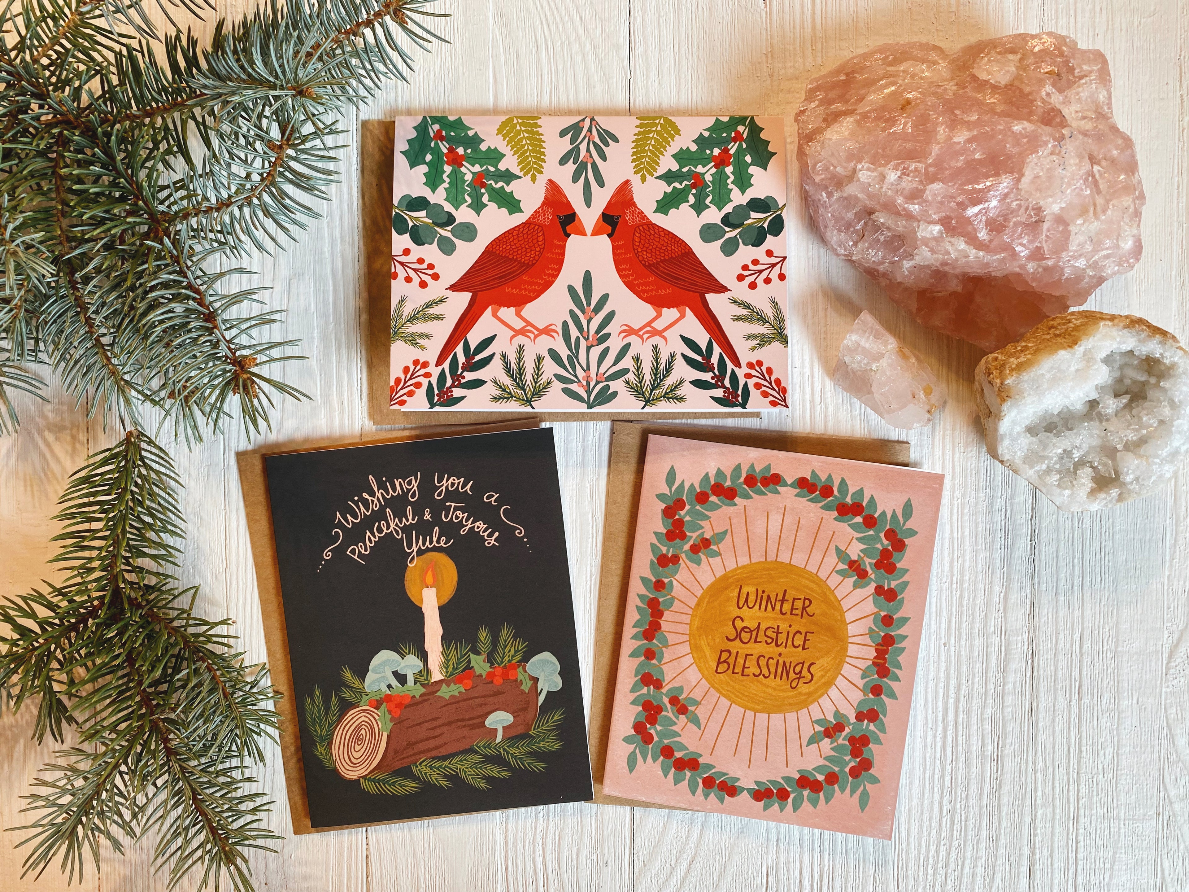 Yule Holiday Notecard Set