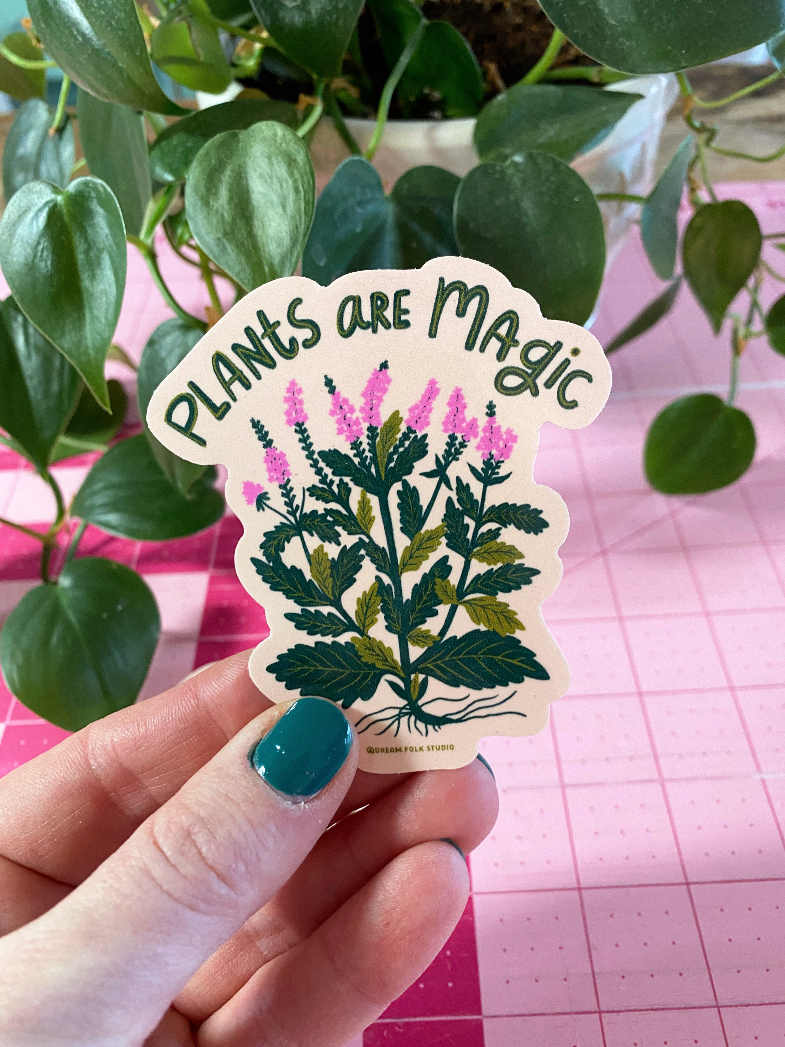 Plants are Magic Sticker