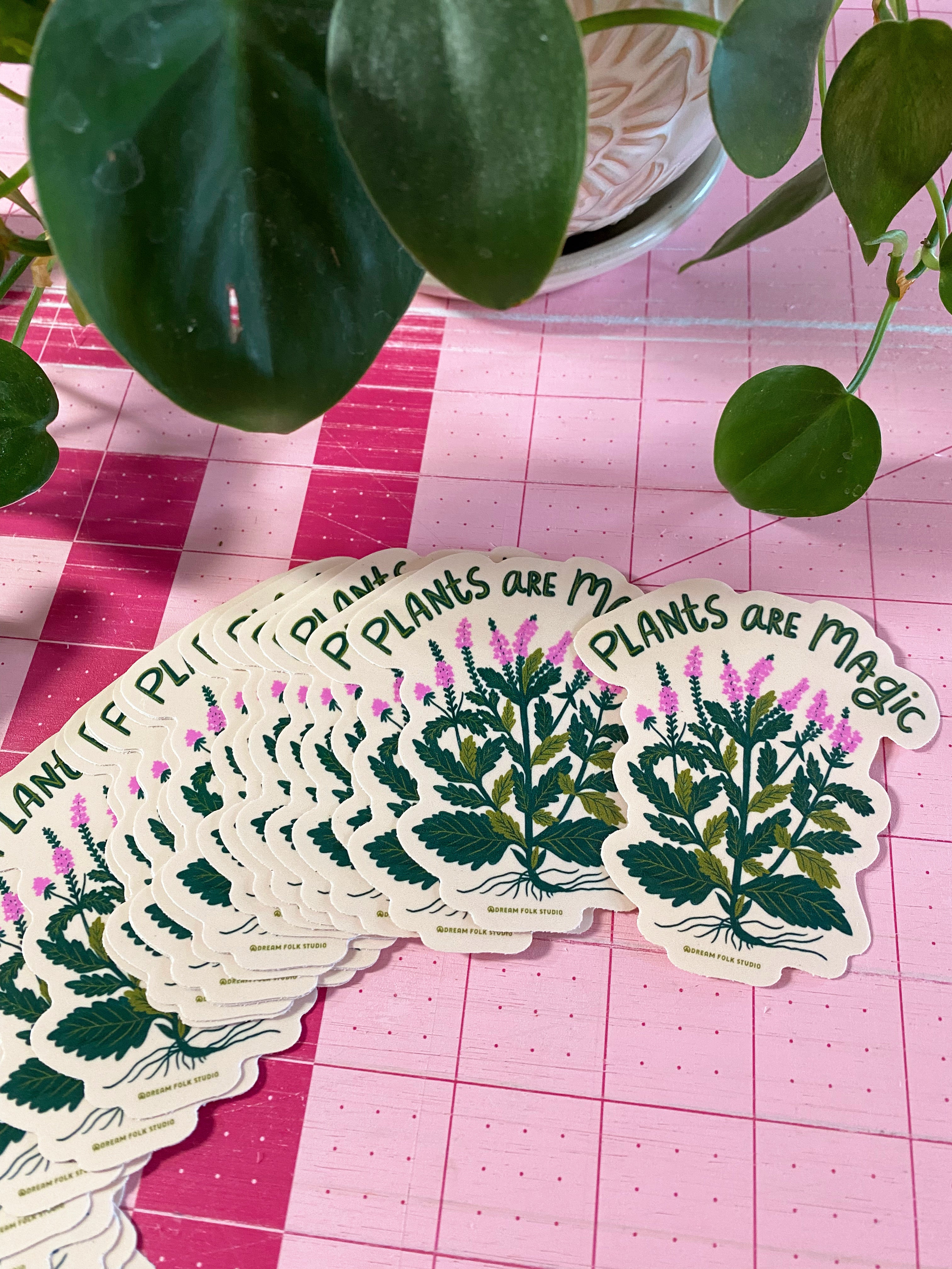 Plants are Magic Sticker