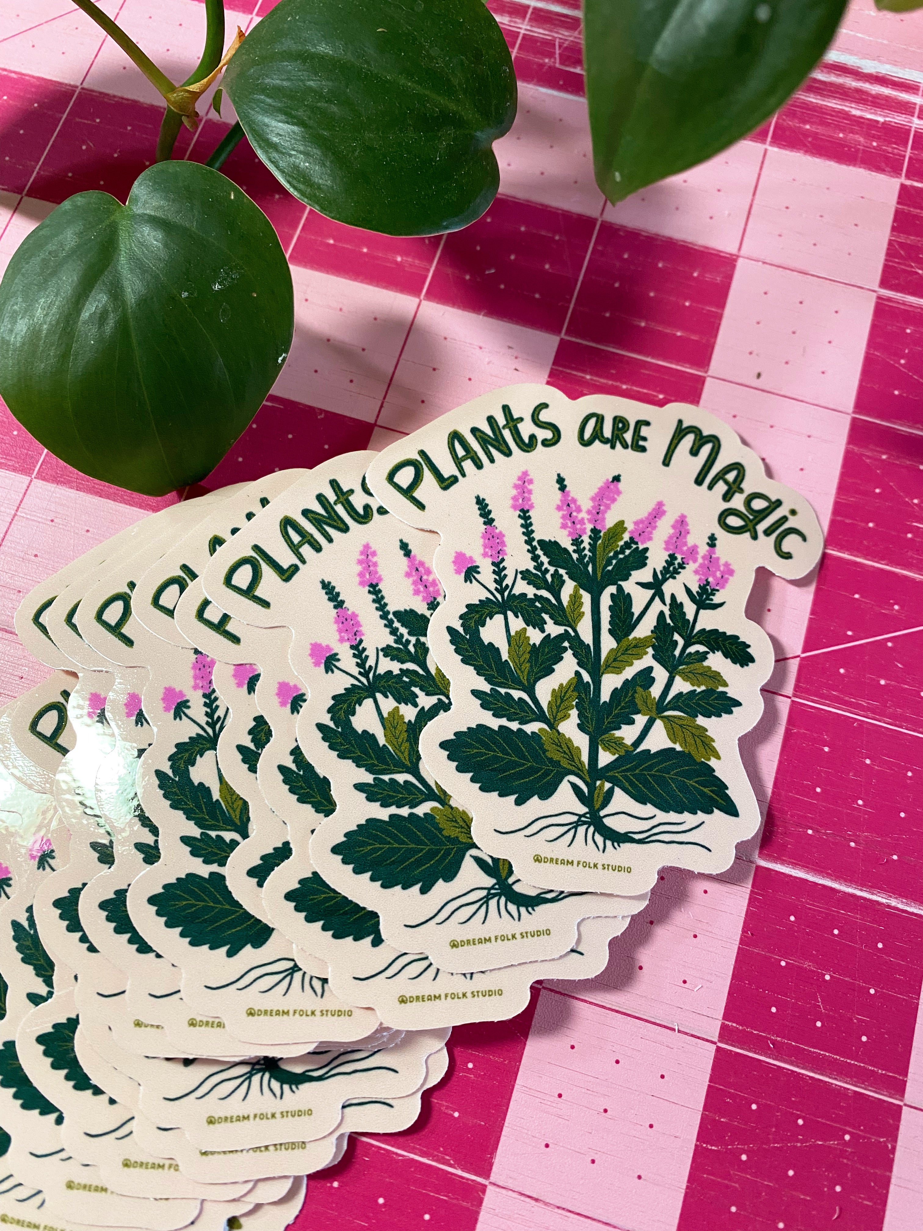 Plants are Magic Sticker
