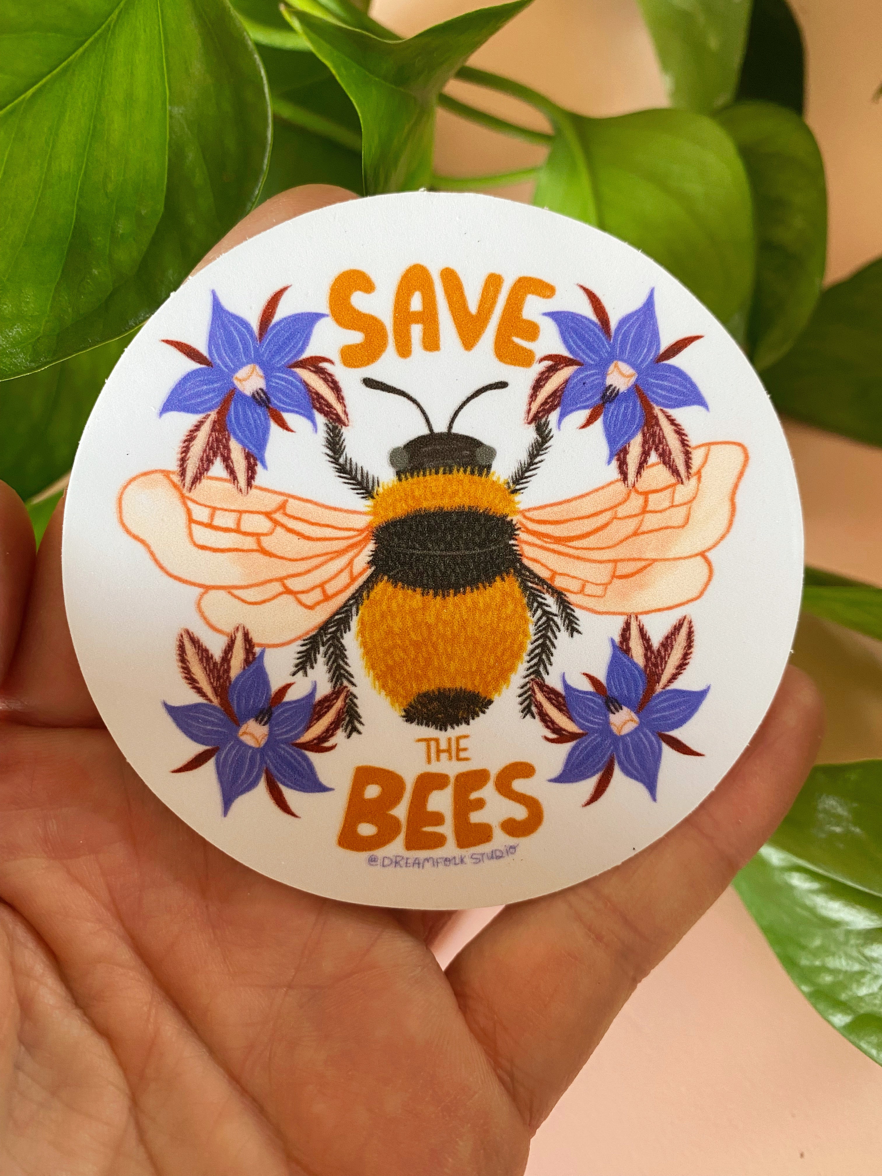 Save the Bees Sticker