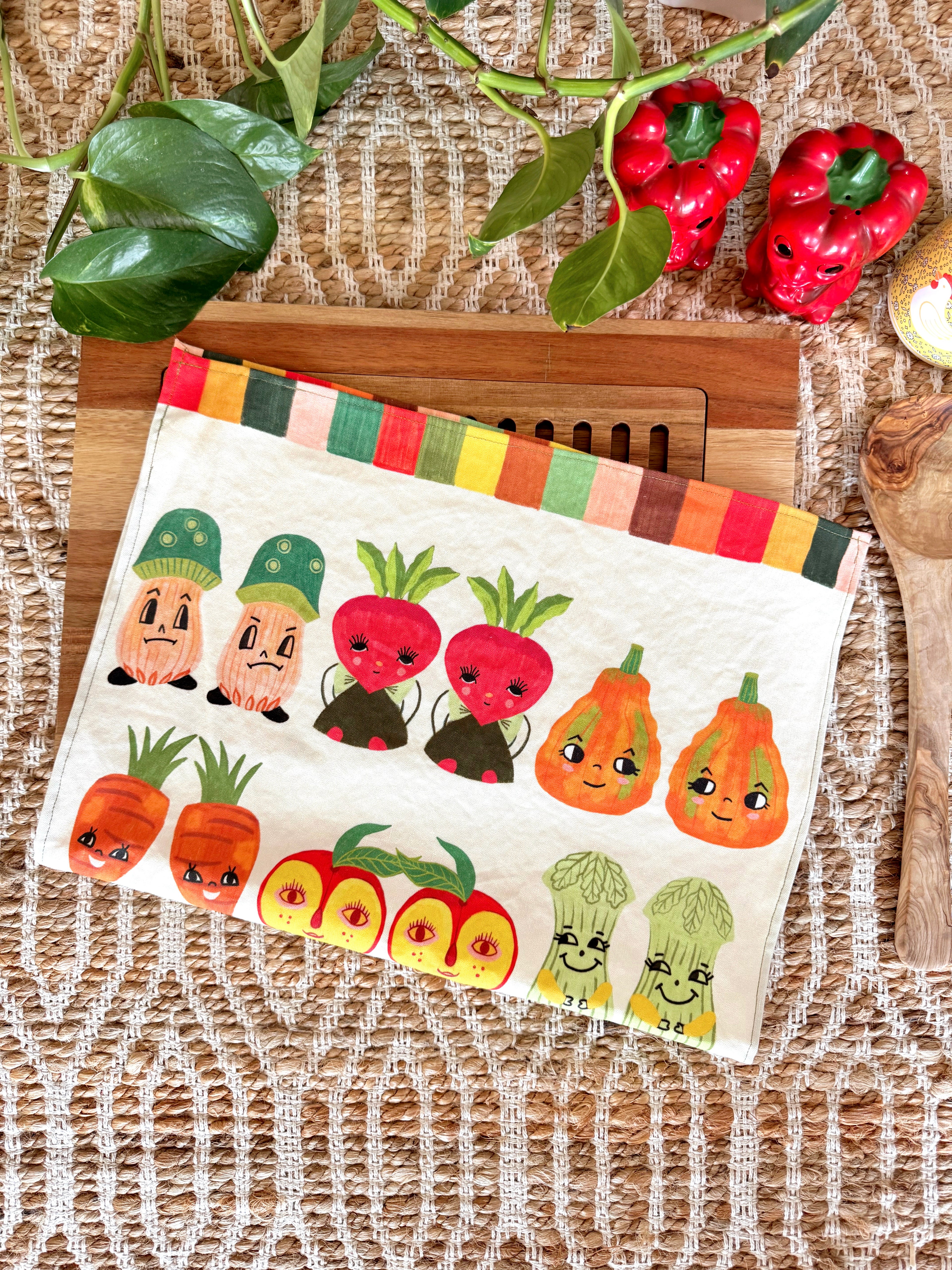 Vintage Things Tea Towel Set of 2