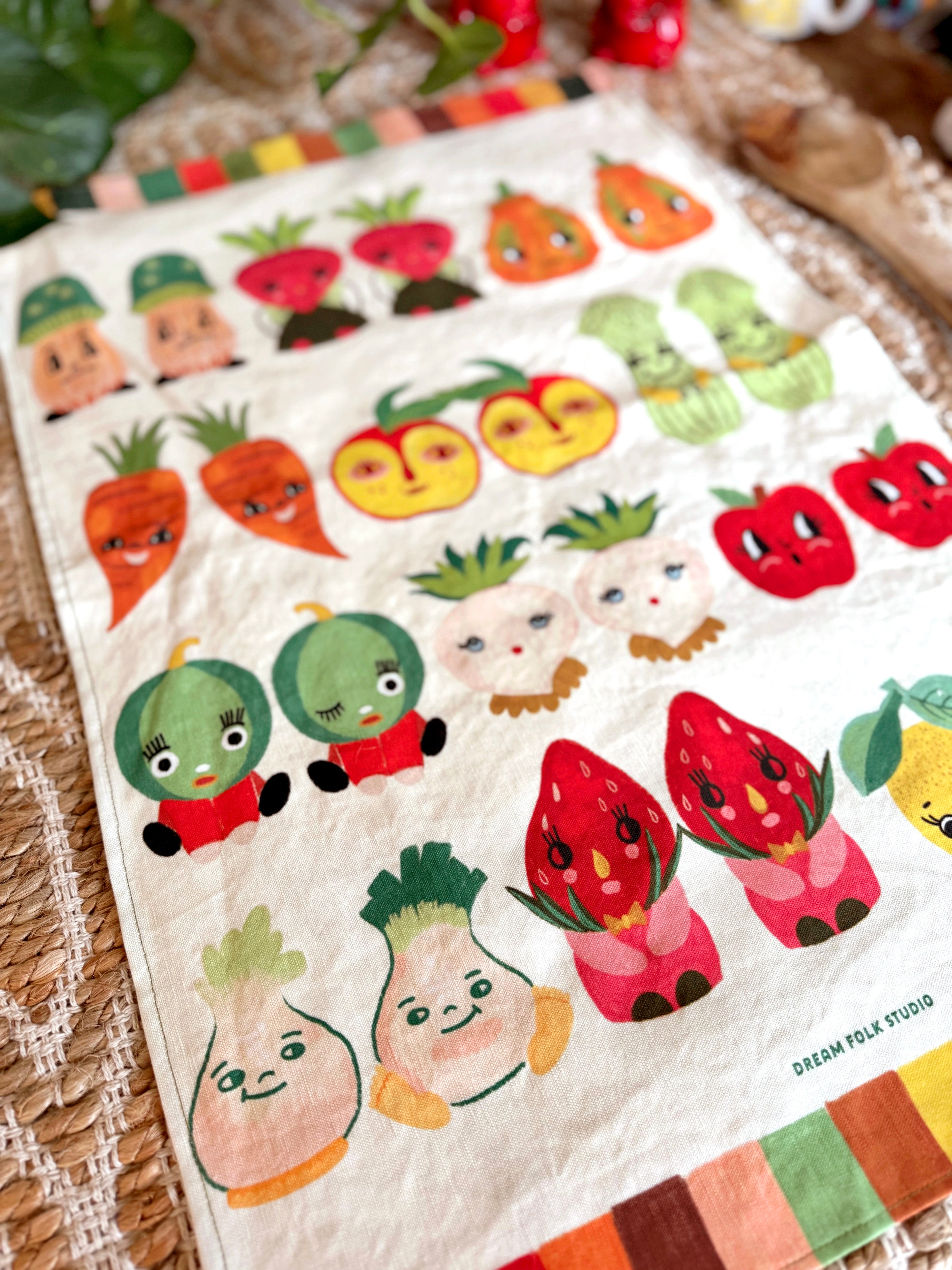 Vintage Things Tea Towel Set of 2