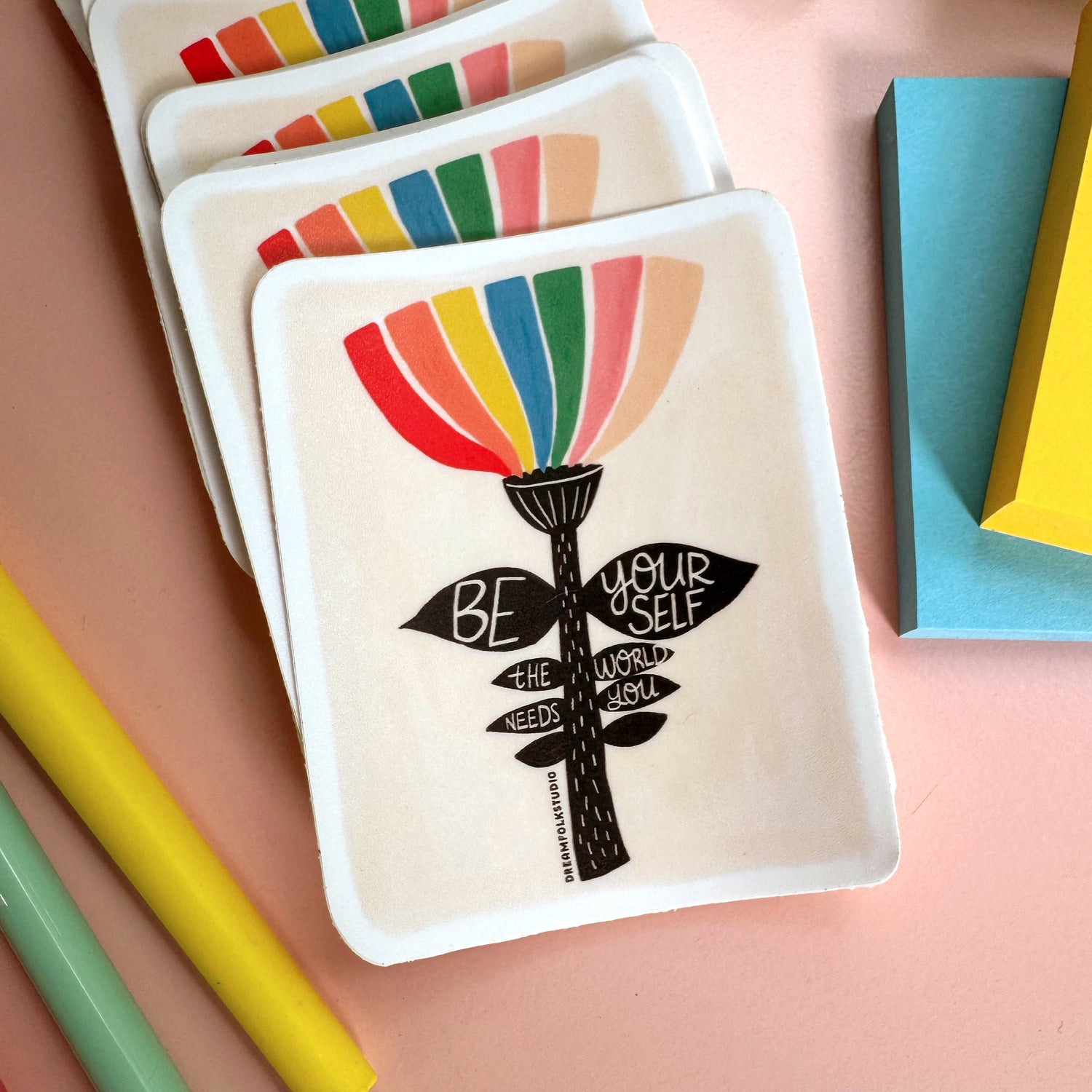 Be Yourself, the World Needs You Sticker - Vinyl Sticker