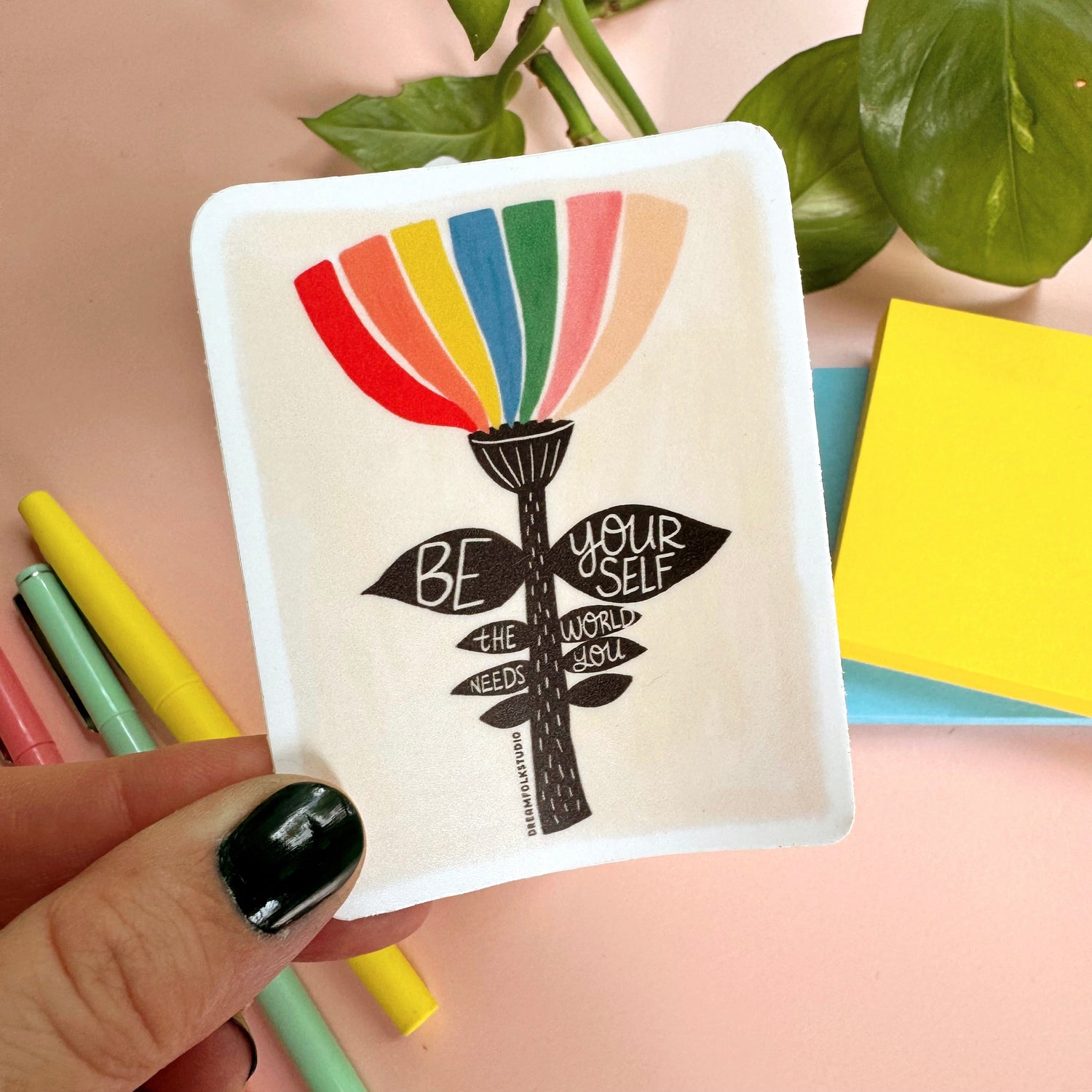 Be Yourself, the World Needs You Sticker - Vinyl Sticker