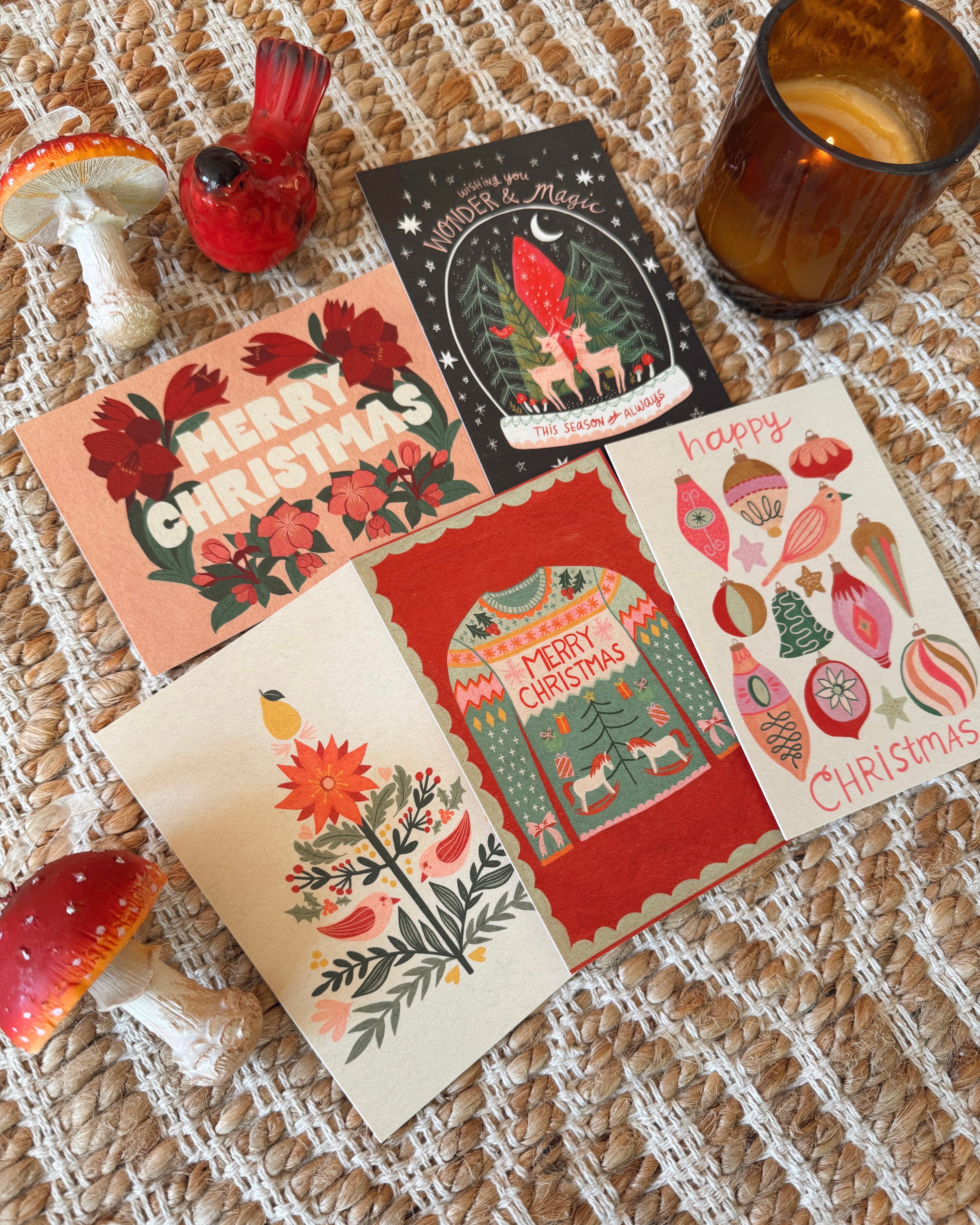 Christmas Postcard Pack | 10 postcards