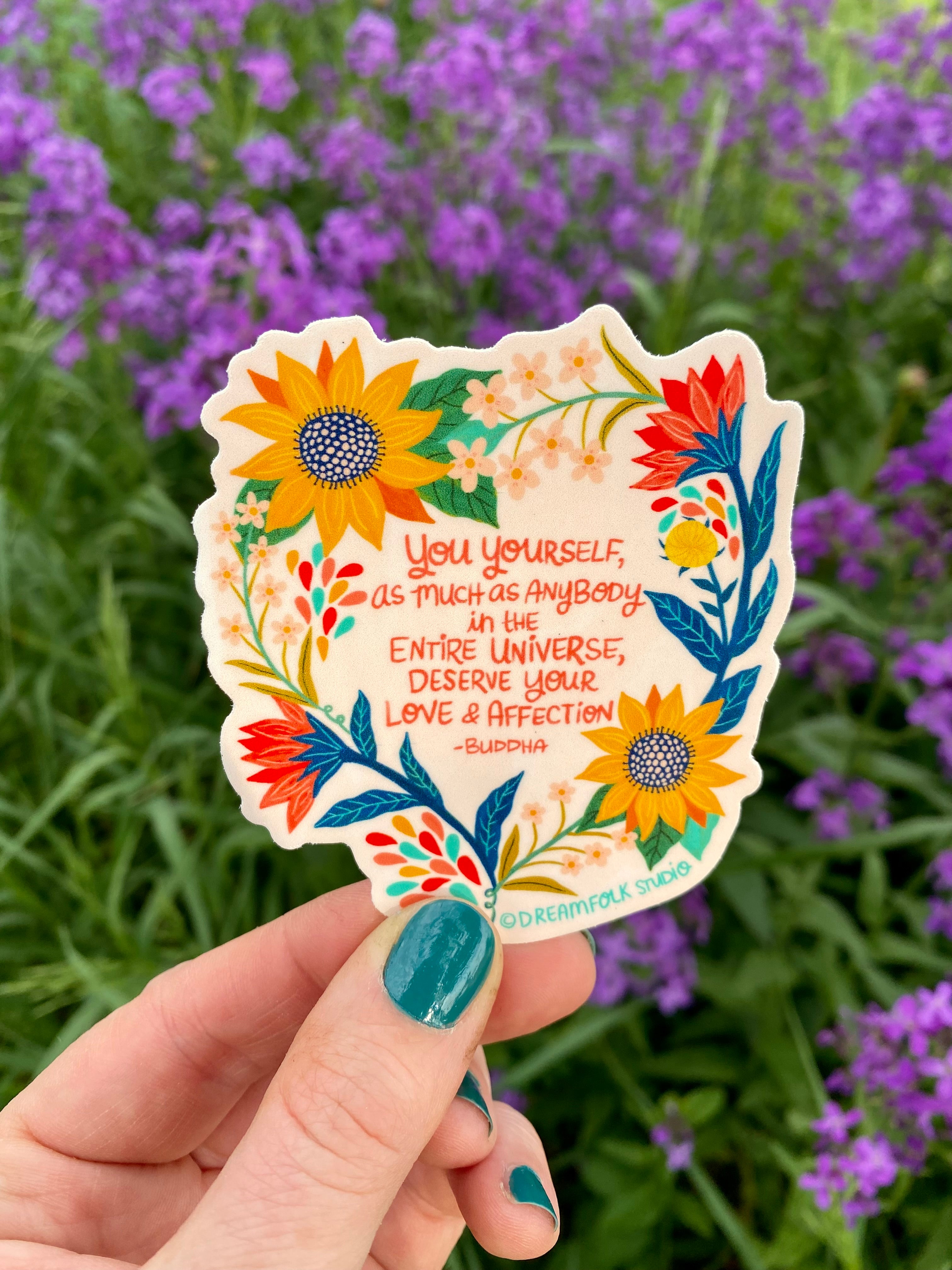 Buddha Quote Sticker