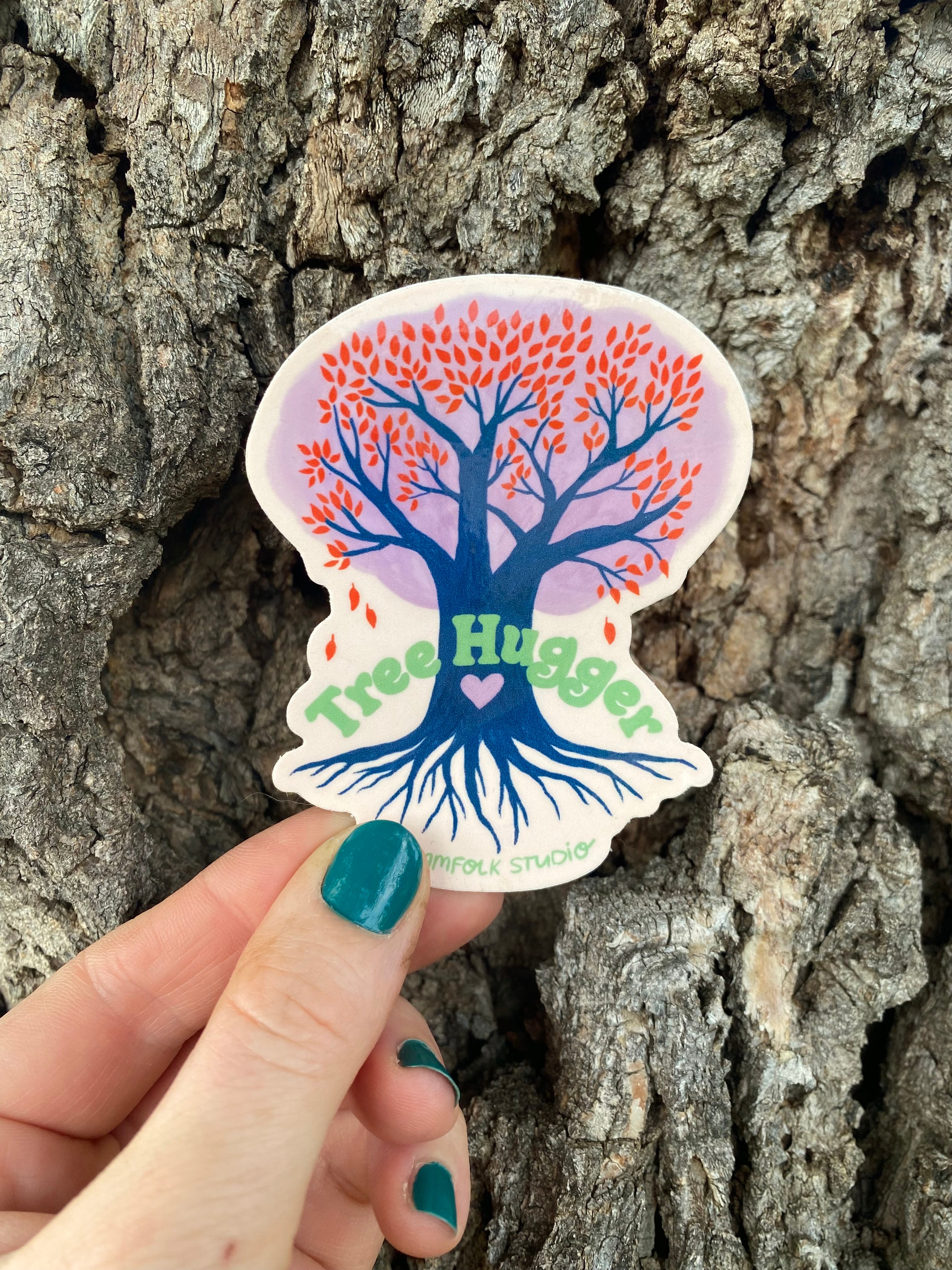 Tree Hugger Sticker