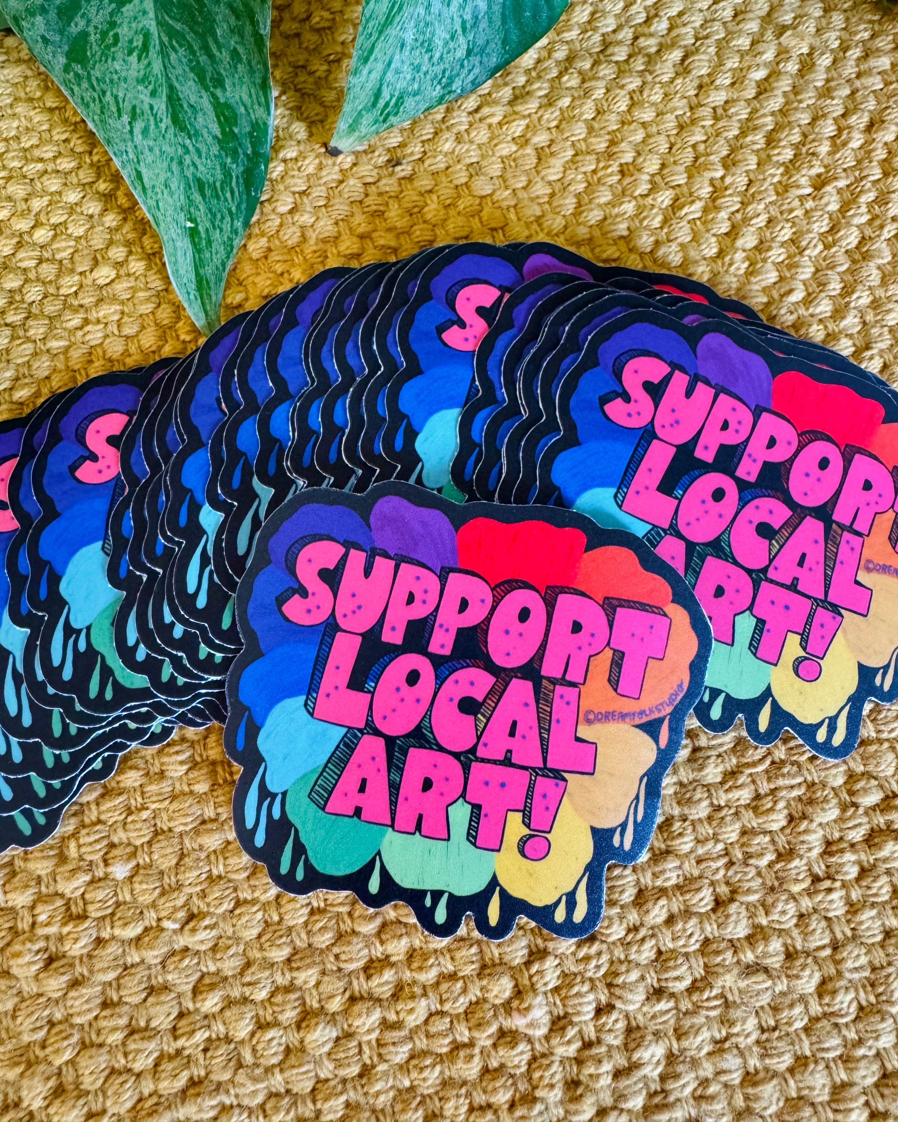 Support Local Art Sticker