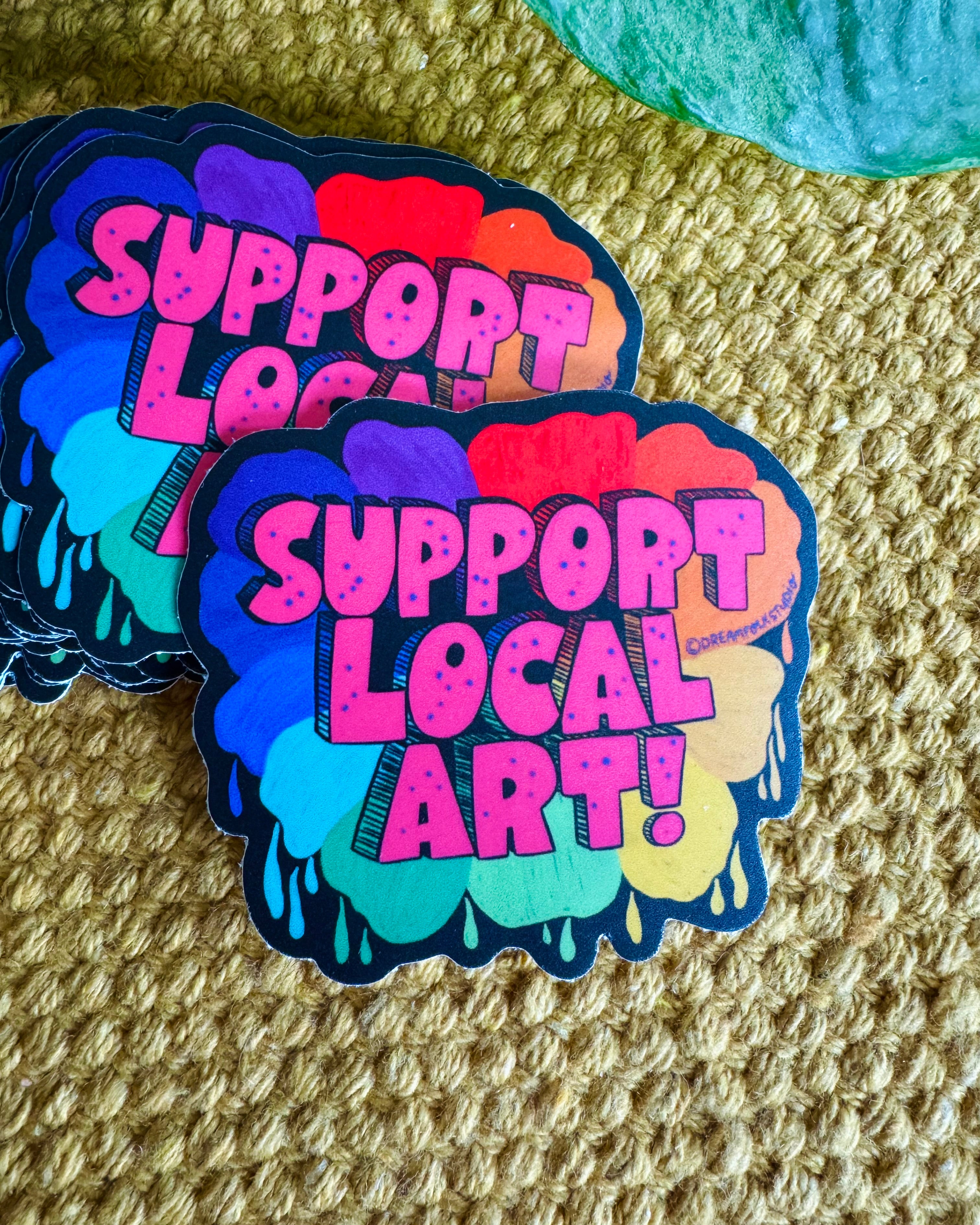 Support Local Art Sticker