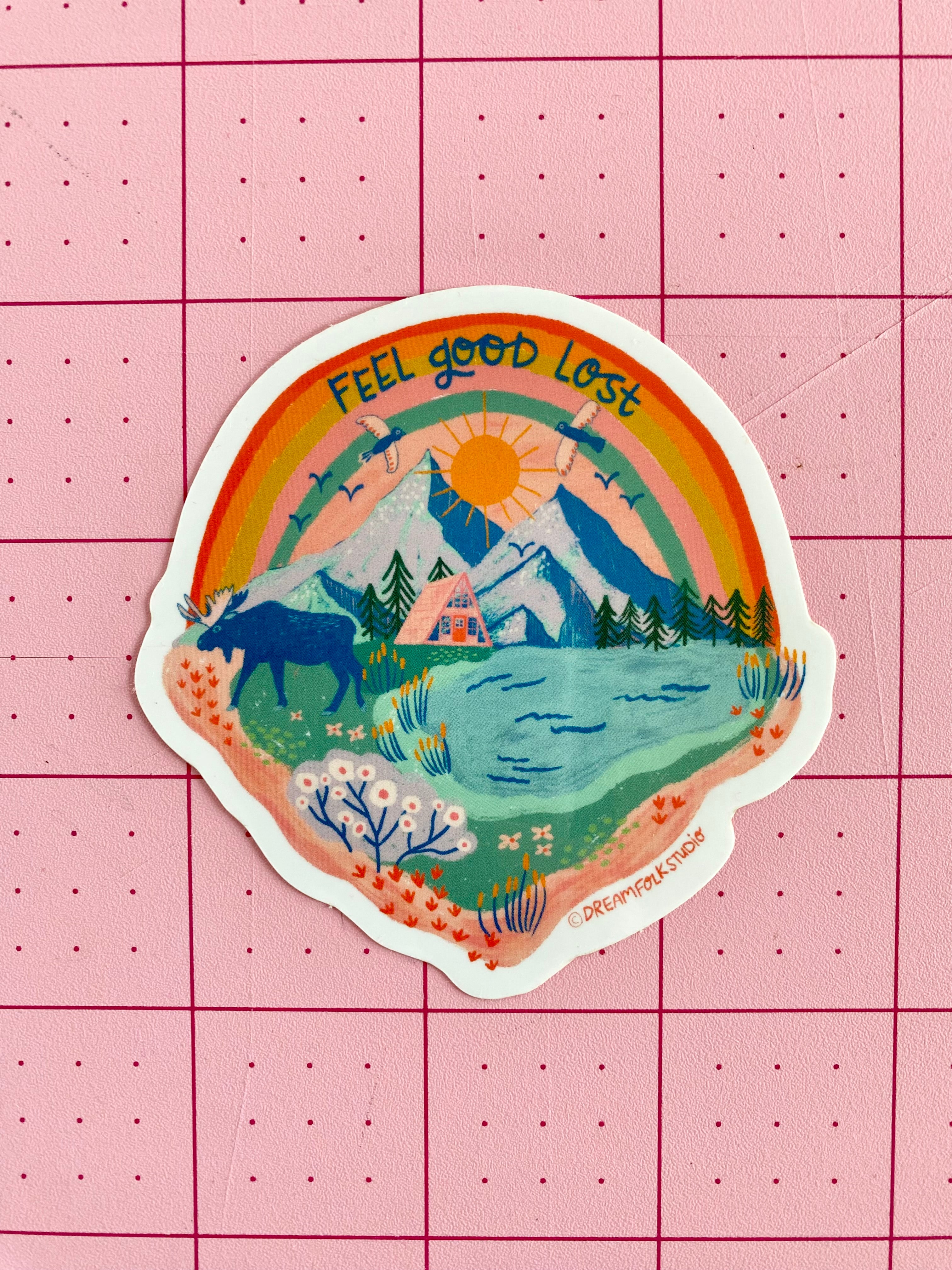 Feel Good Lost Sticker