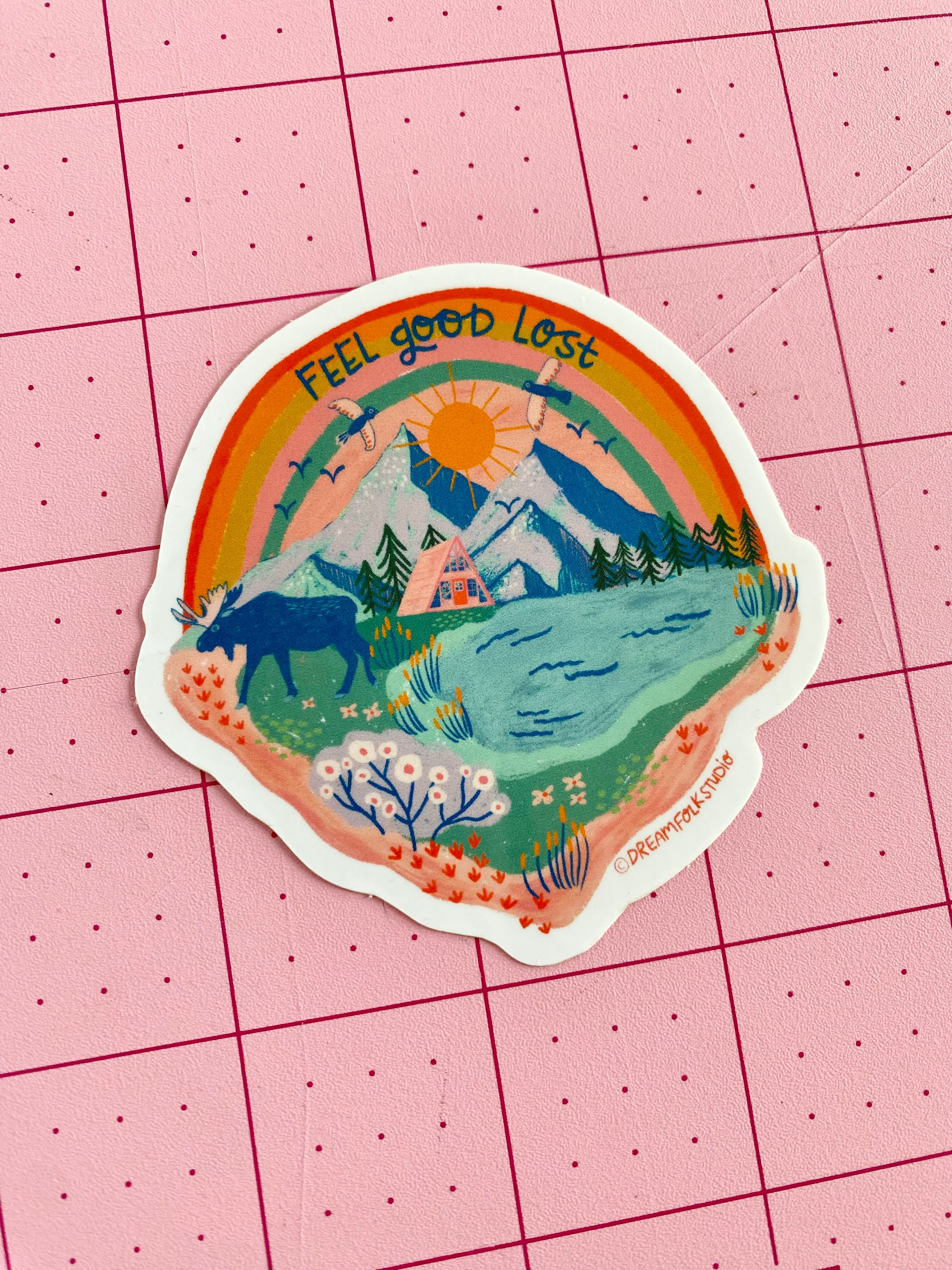 Feel Good Lost Sticker