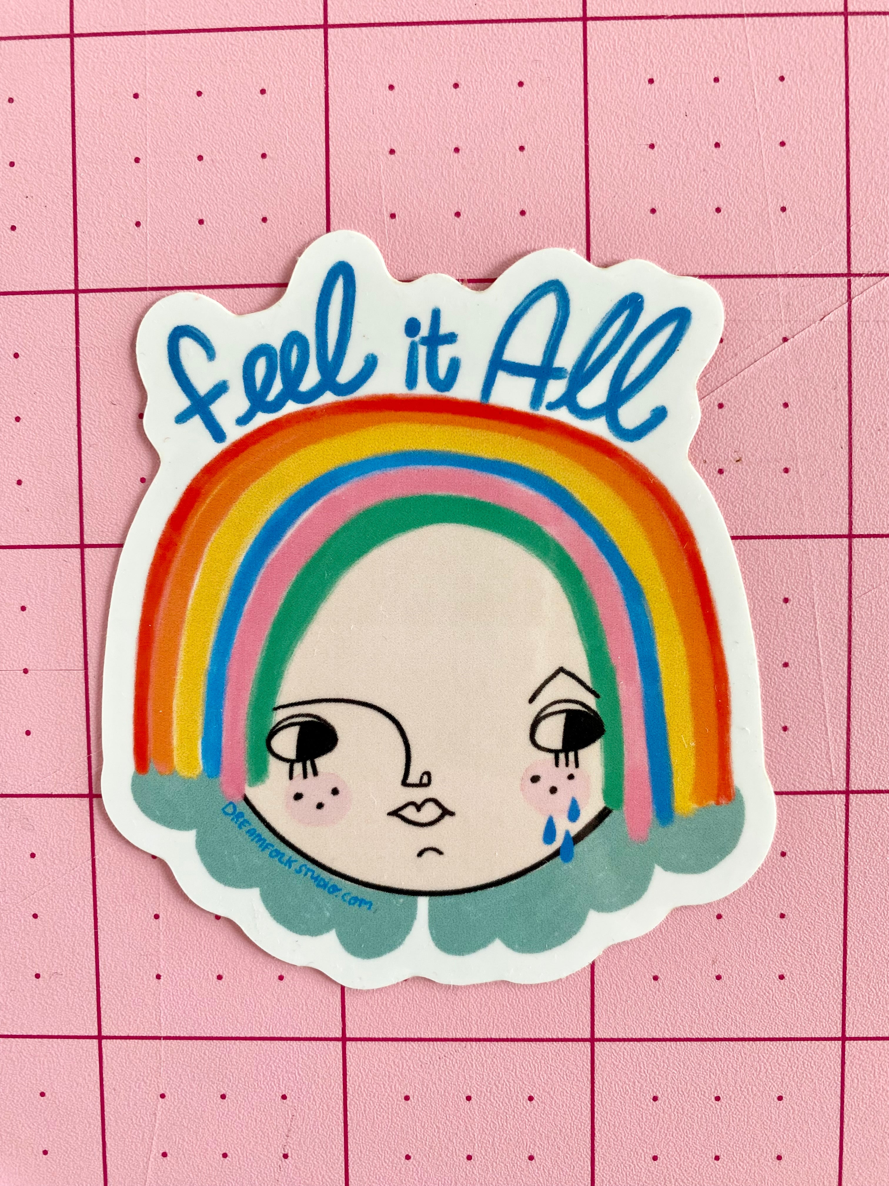 Feel it All Sticker