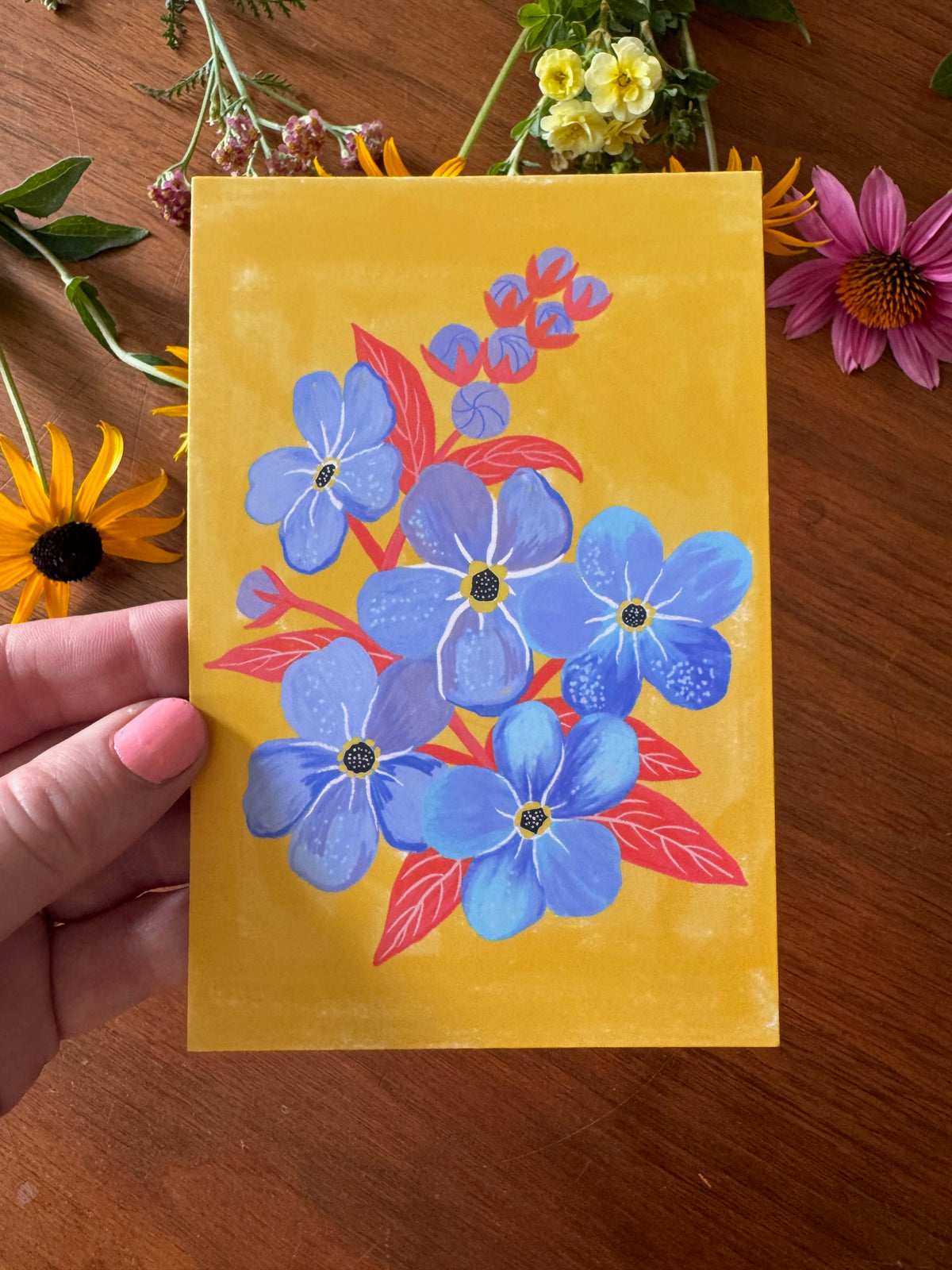 Meadow Flowers Postcard Collection - Set of 10