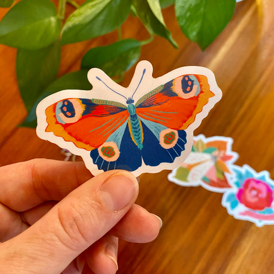 Kaleidoscope Butterfly Sticker