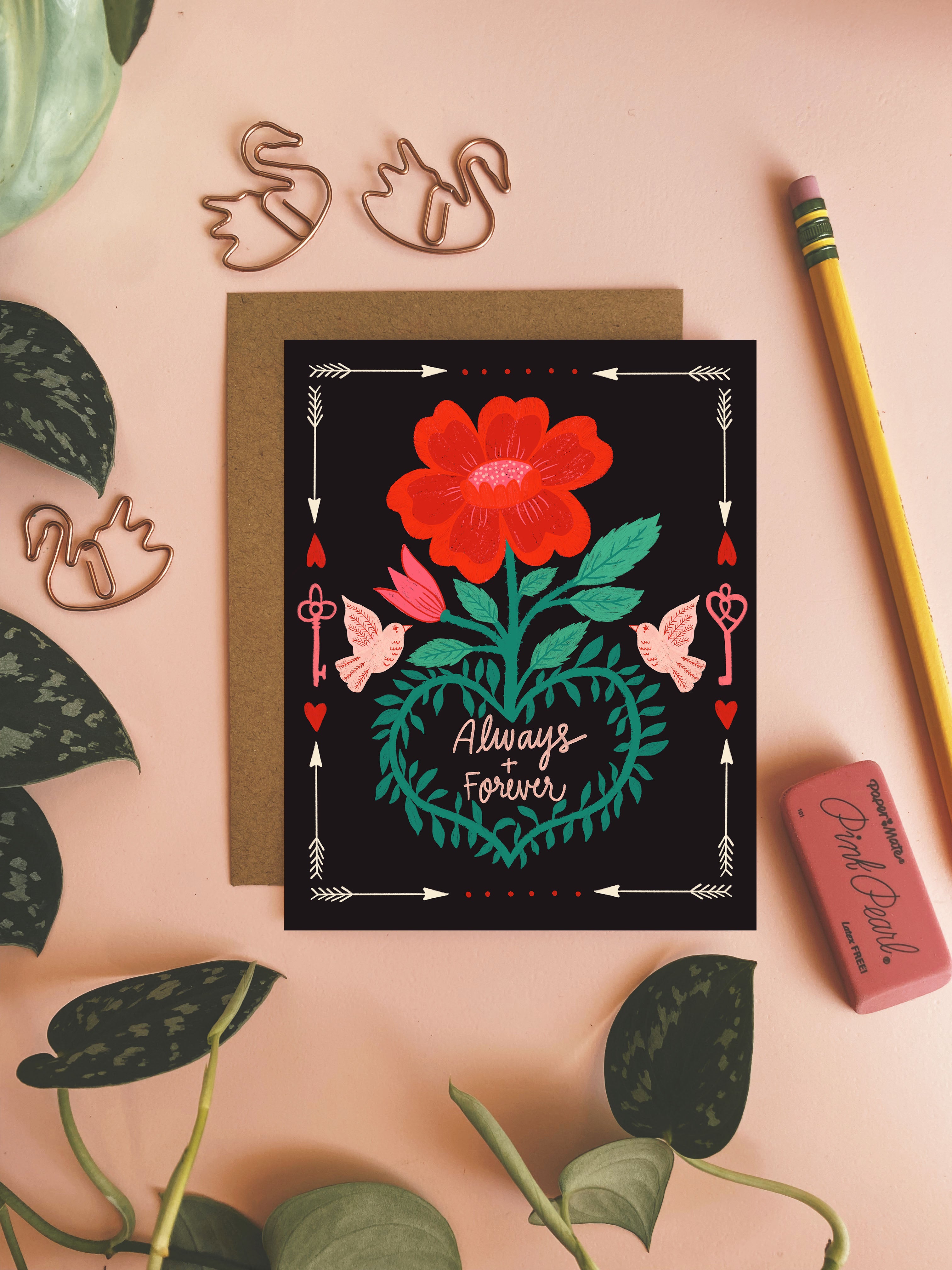Always + Forever - Greeting Card