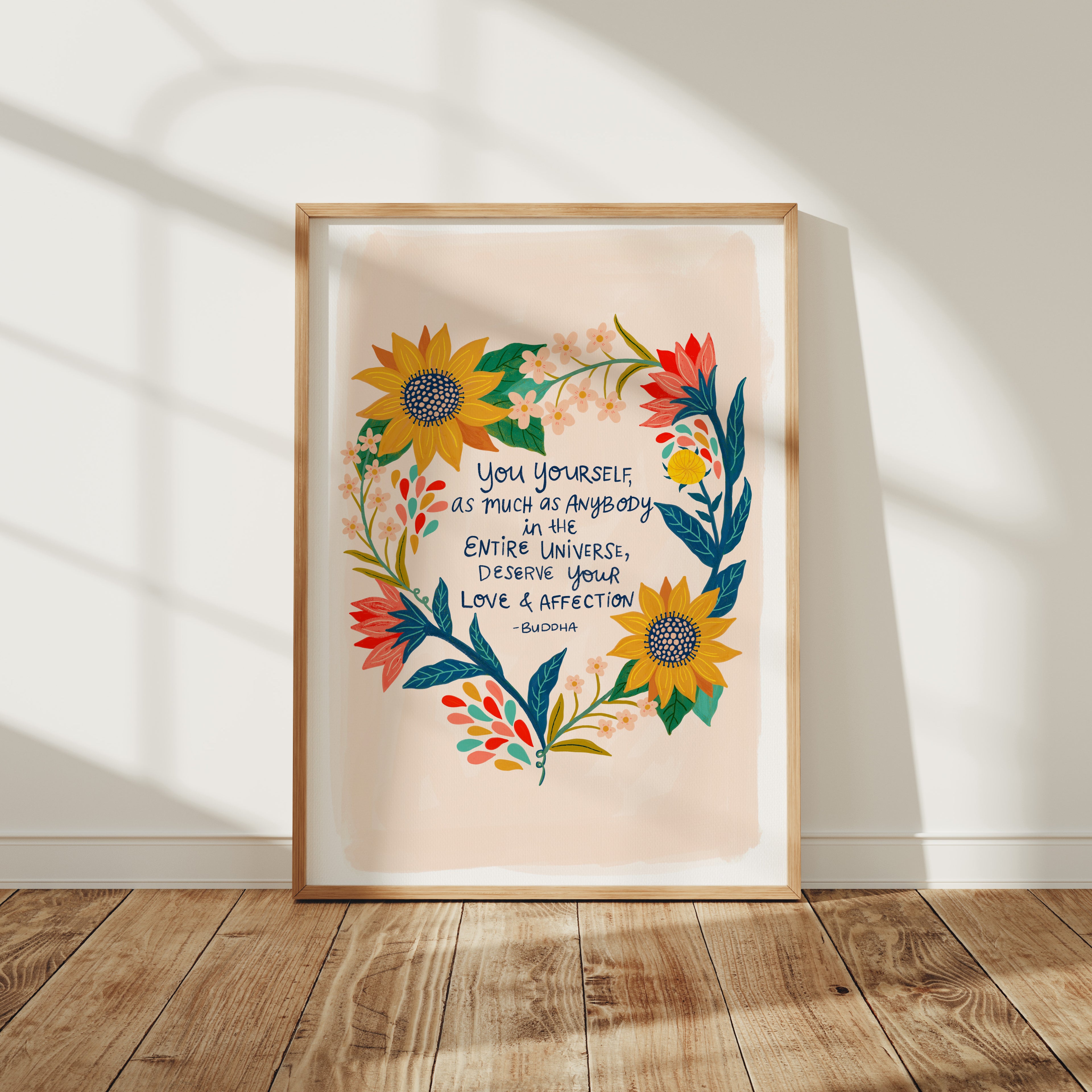 Buddha Self Love - Art Print