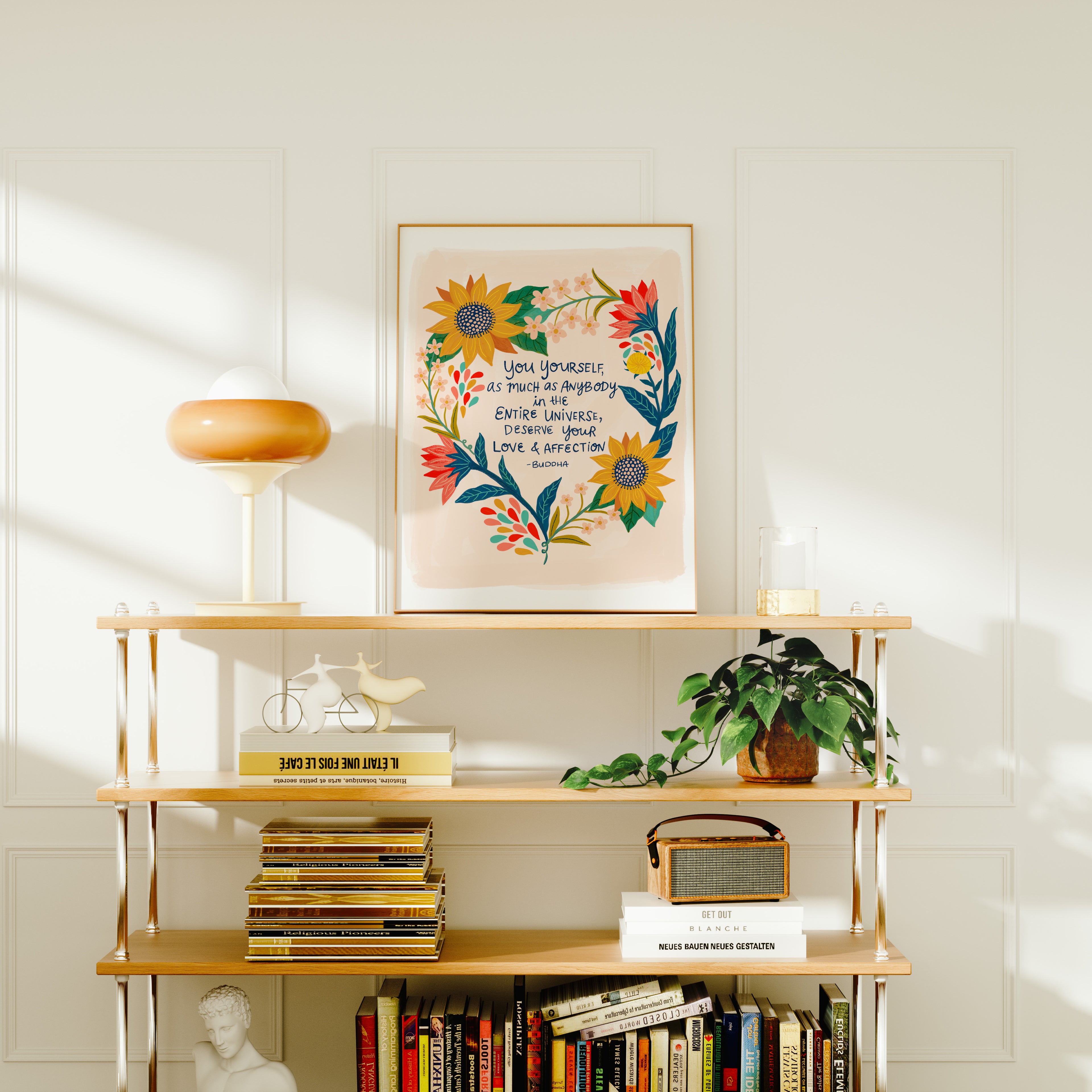 Buddha Self Love - Art Print