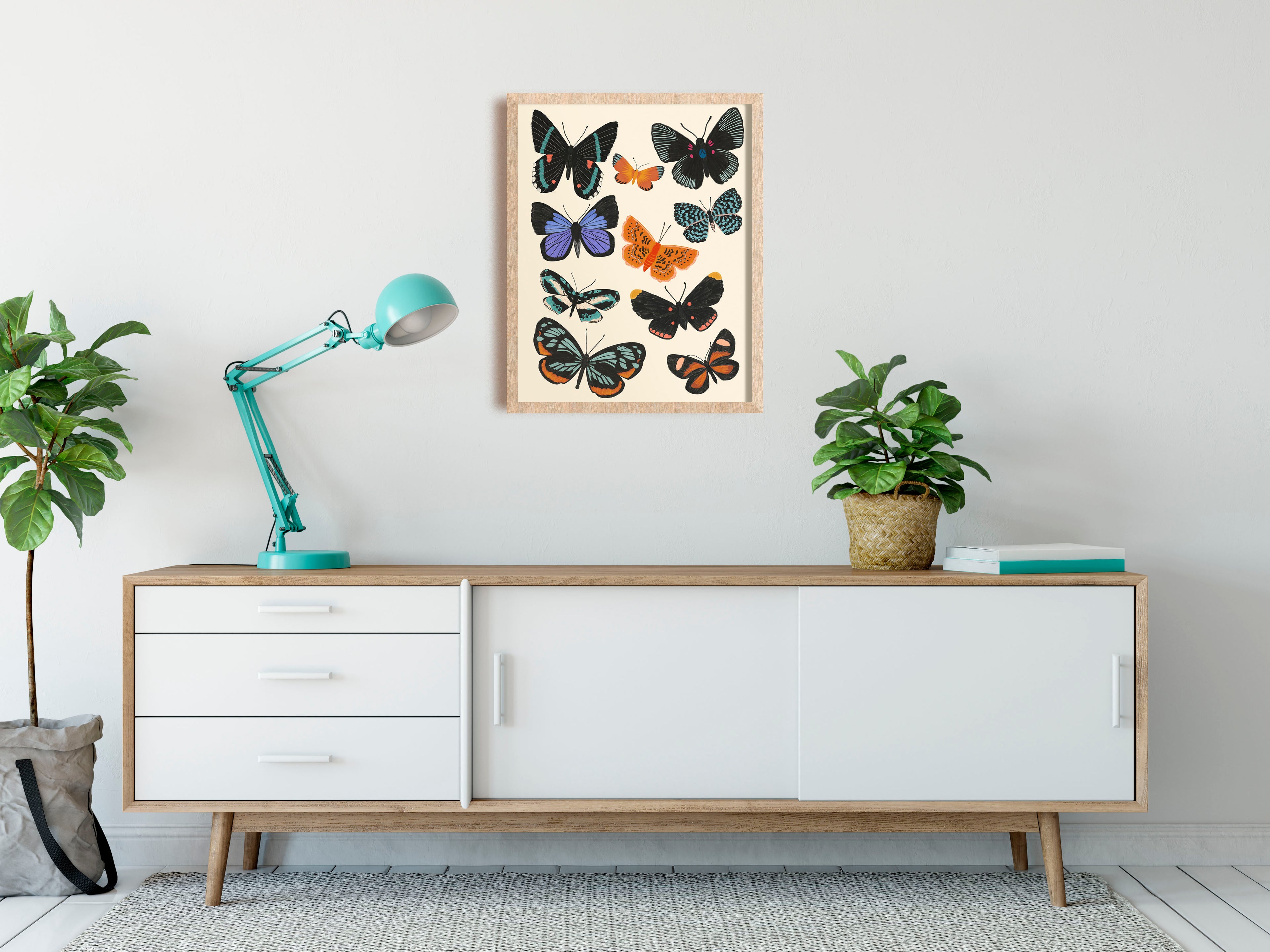 Butterfly Chart - Art Print