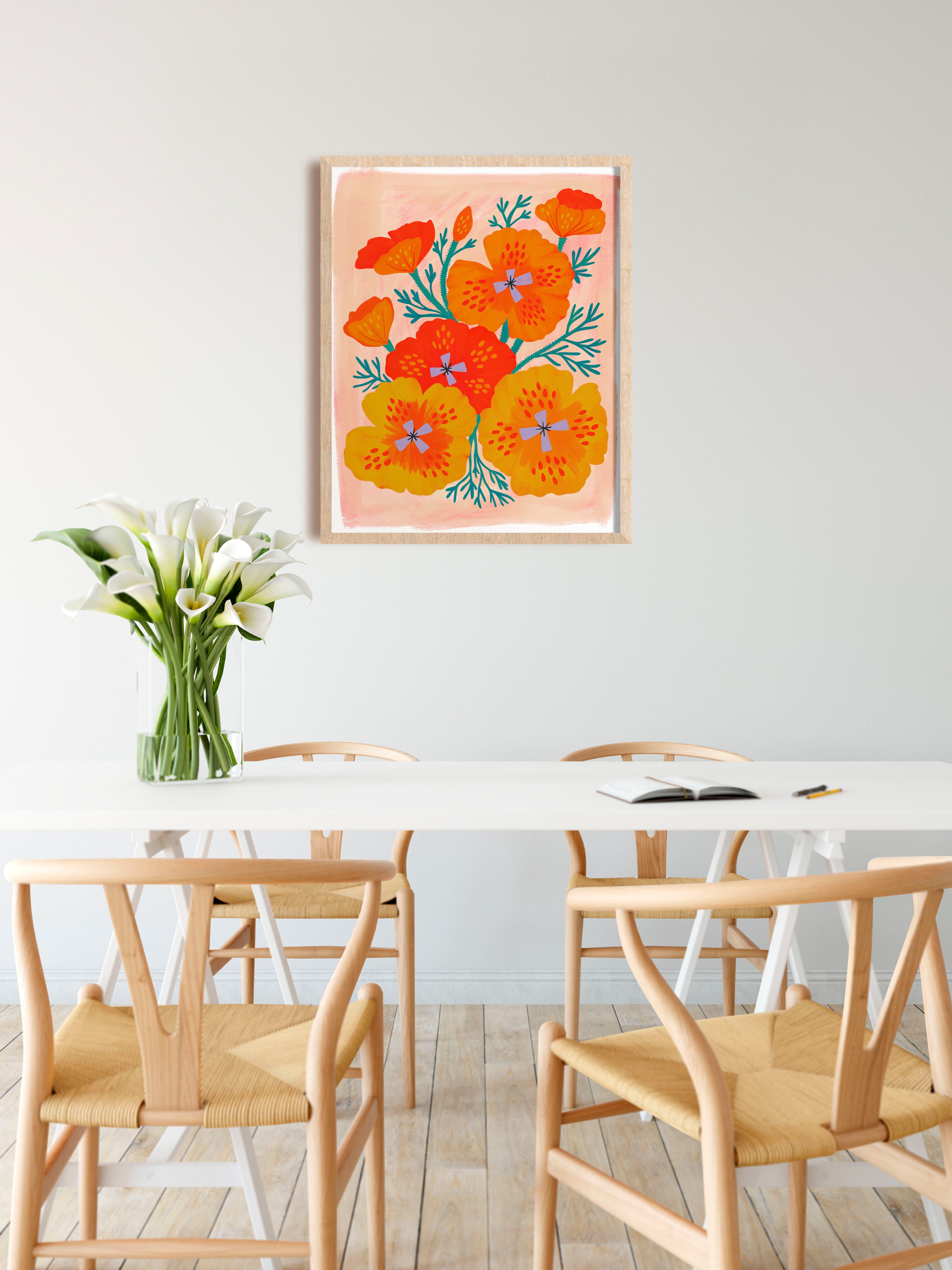 Fire Flower - Art Print