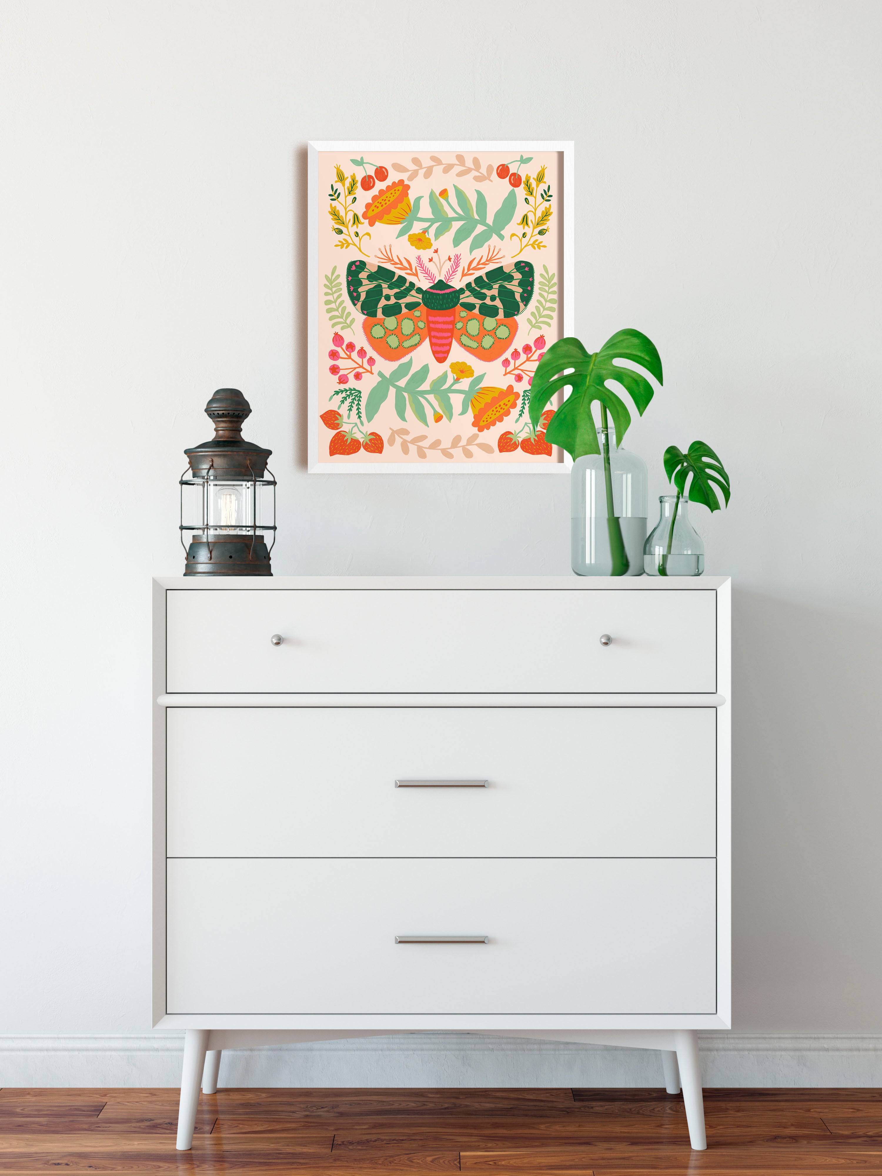 Garden Moth - Art Print