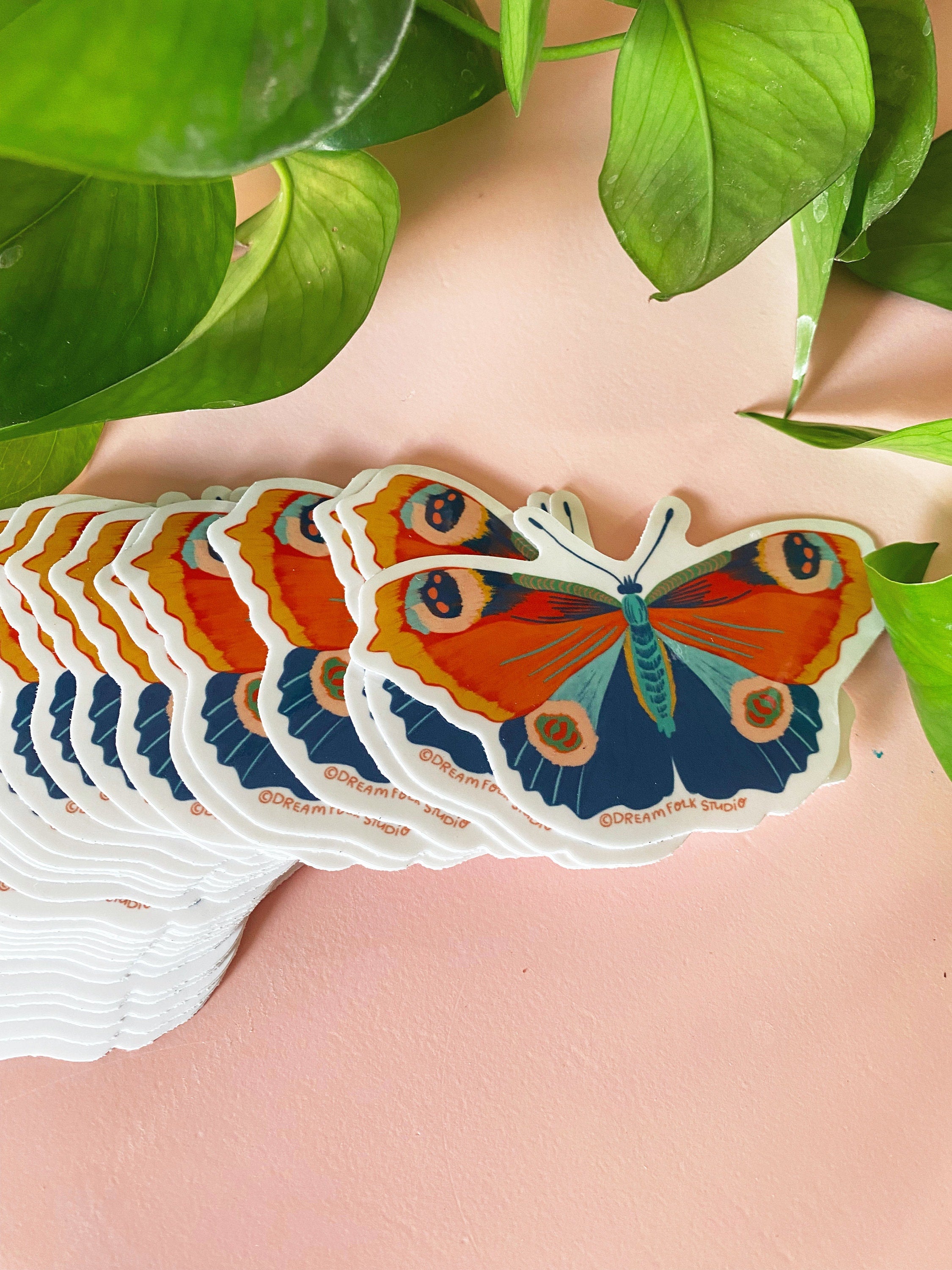 Kaleidoscope Butterfly Sticker
