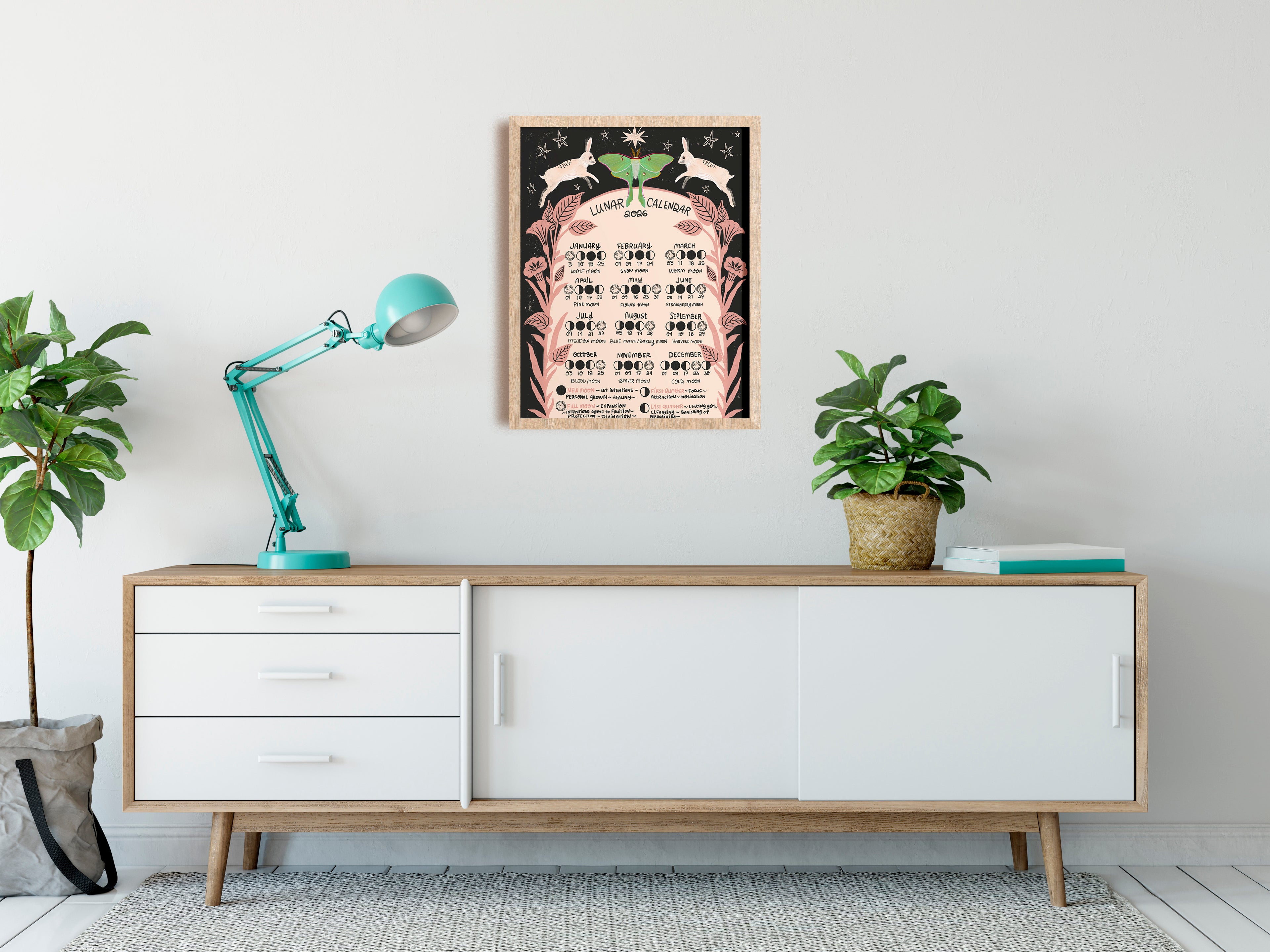 2026 Lunar Calendar - Art Print