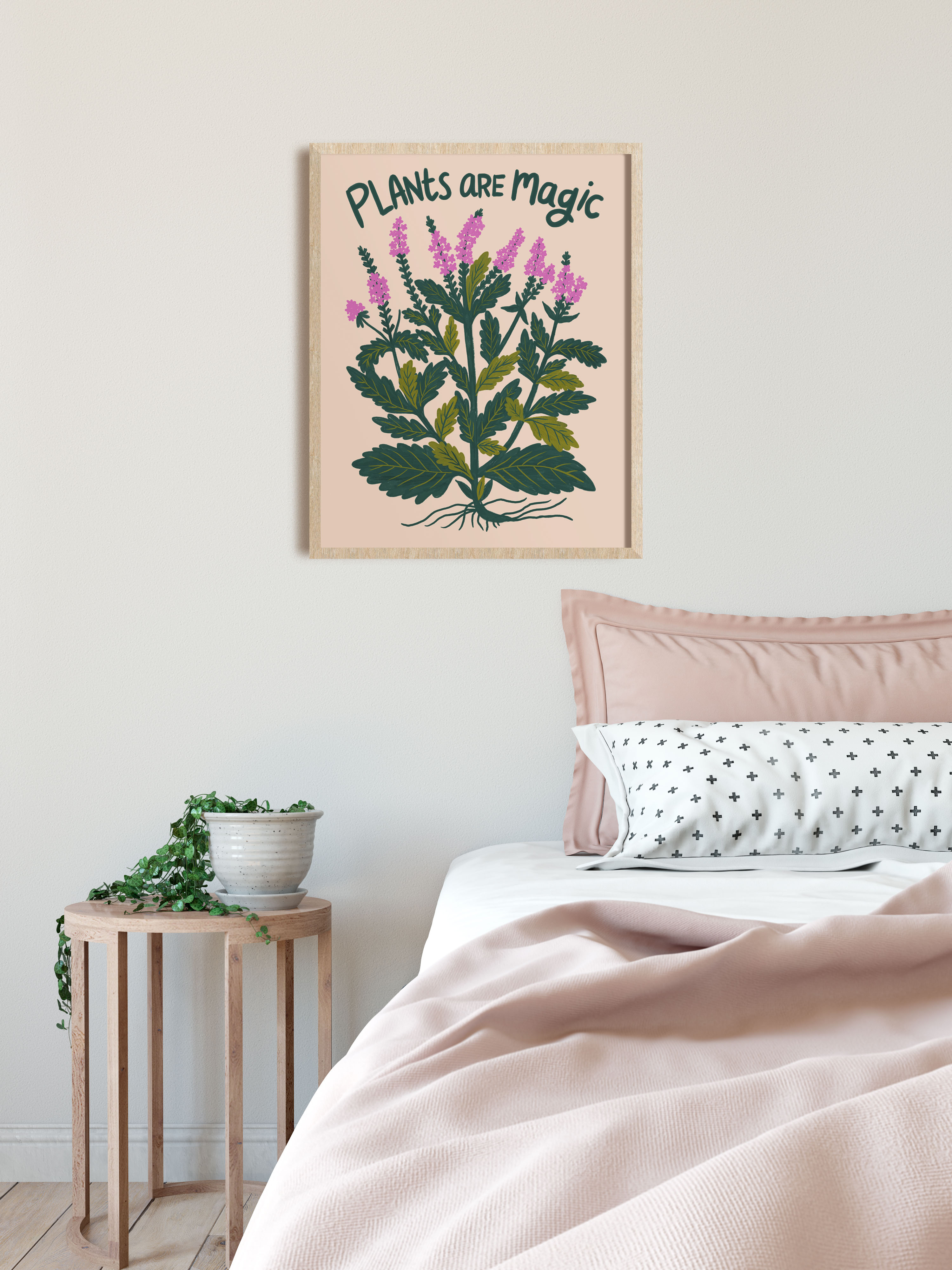 Plants are Magic Art Print