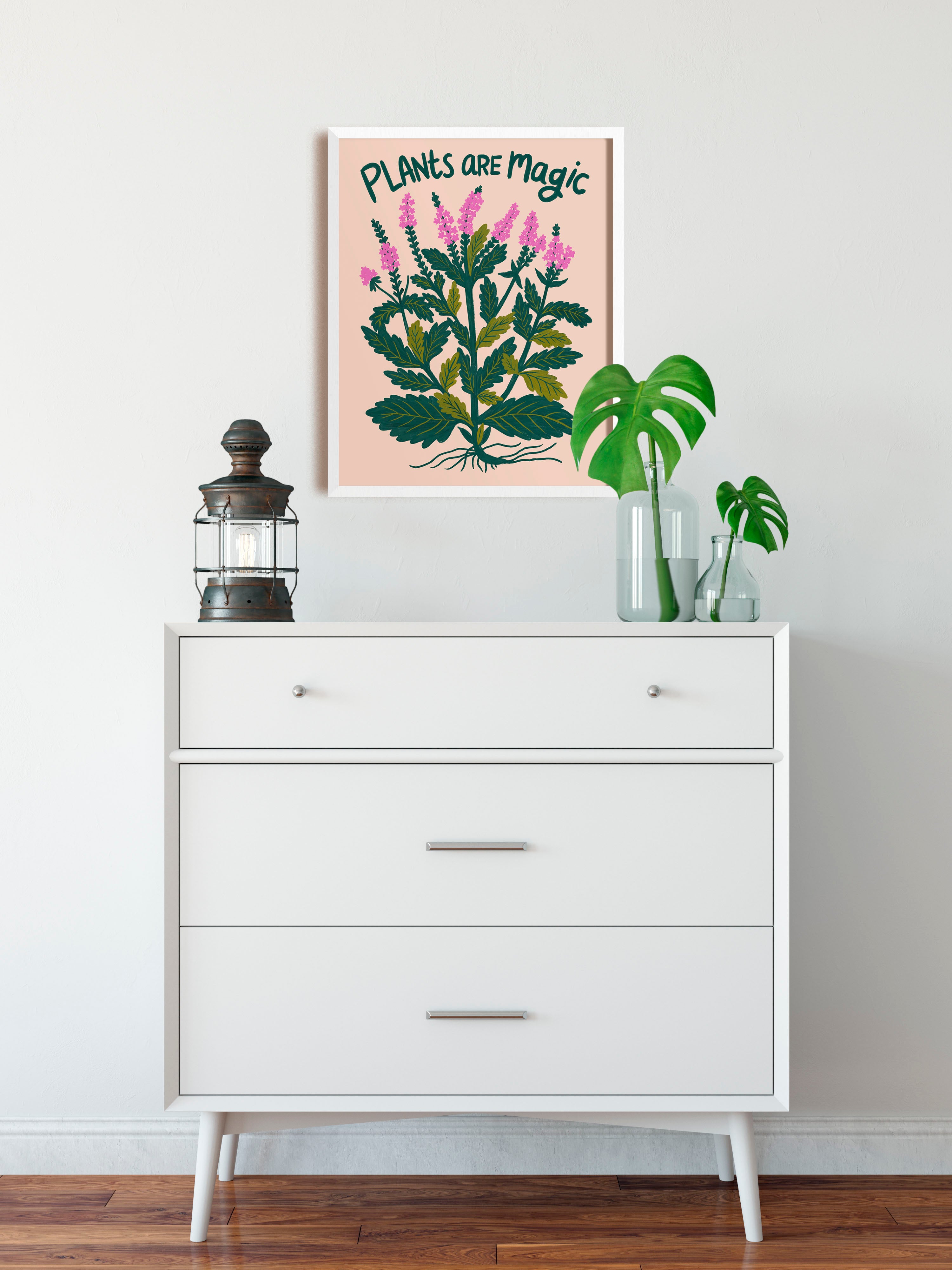 Plants are Magic Art Print