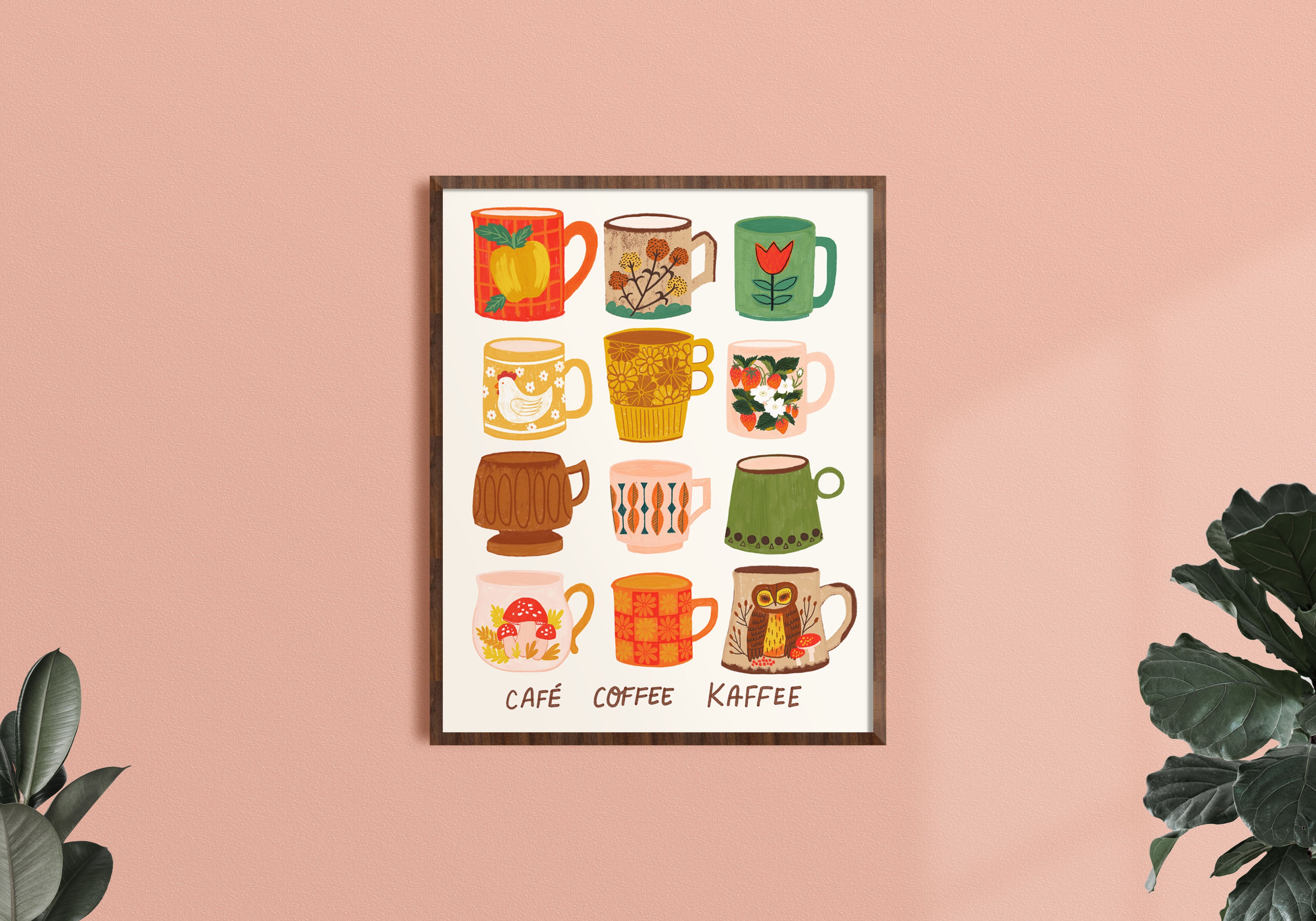 Vintage Coffee Mug Art Print