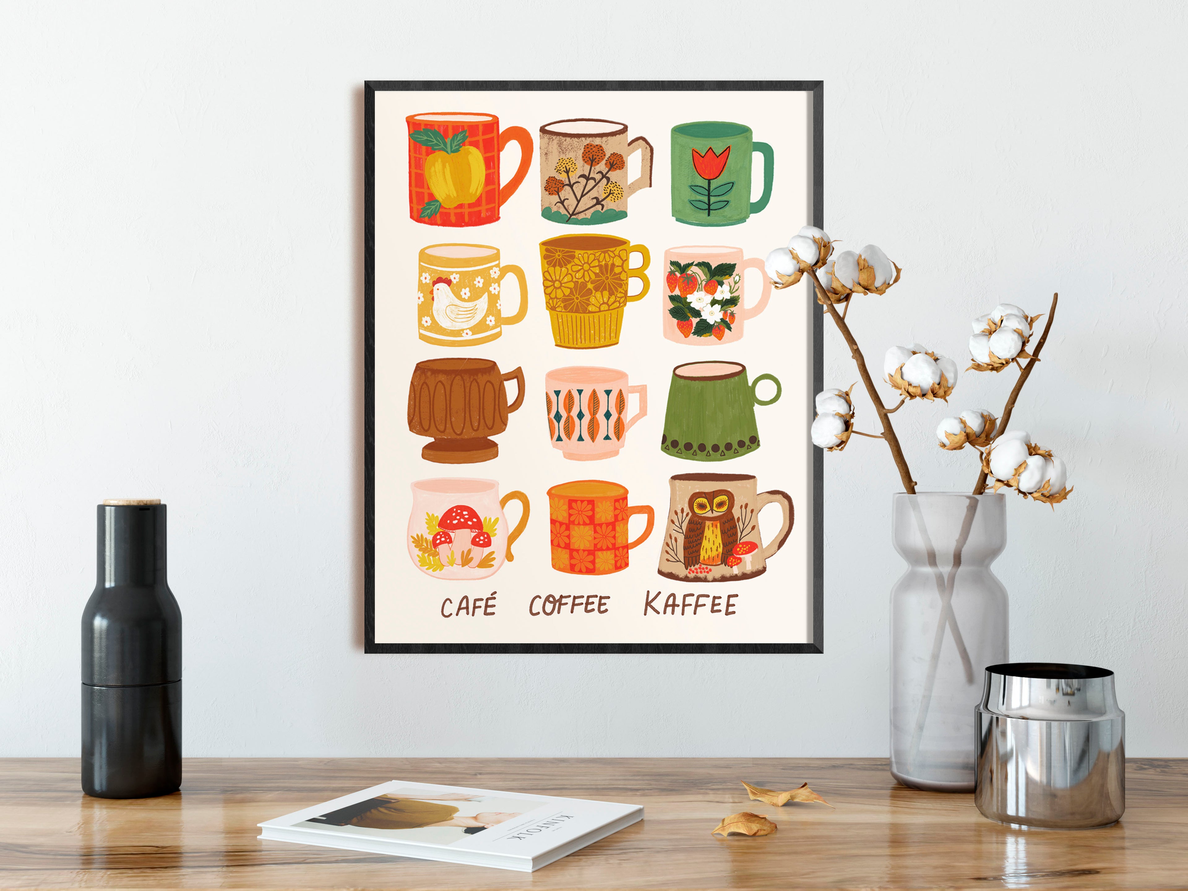 Vintage Coffee Mug Art Print