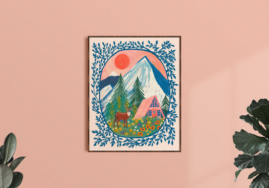 Over the Hills and Far Away - Art Print