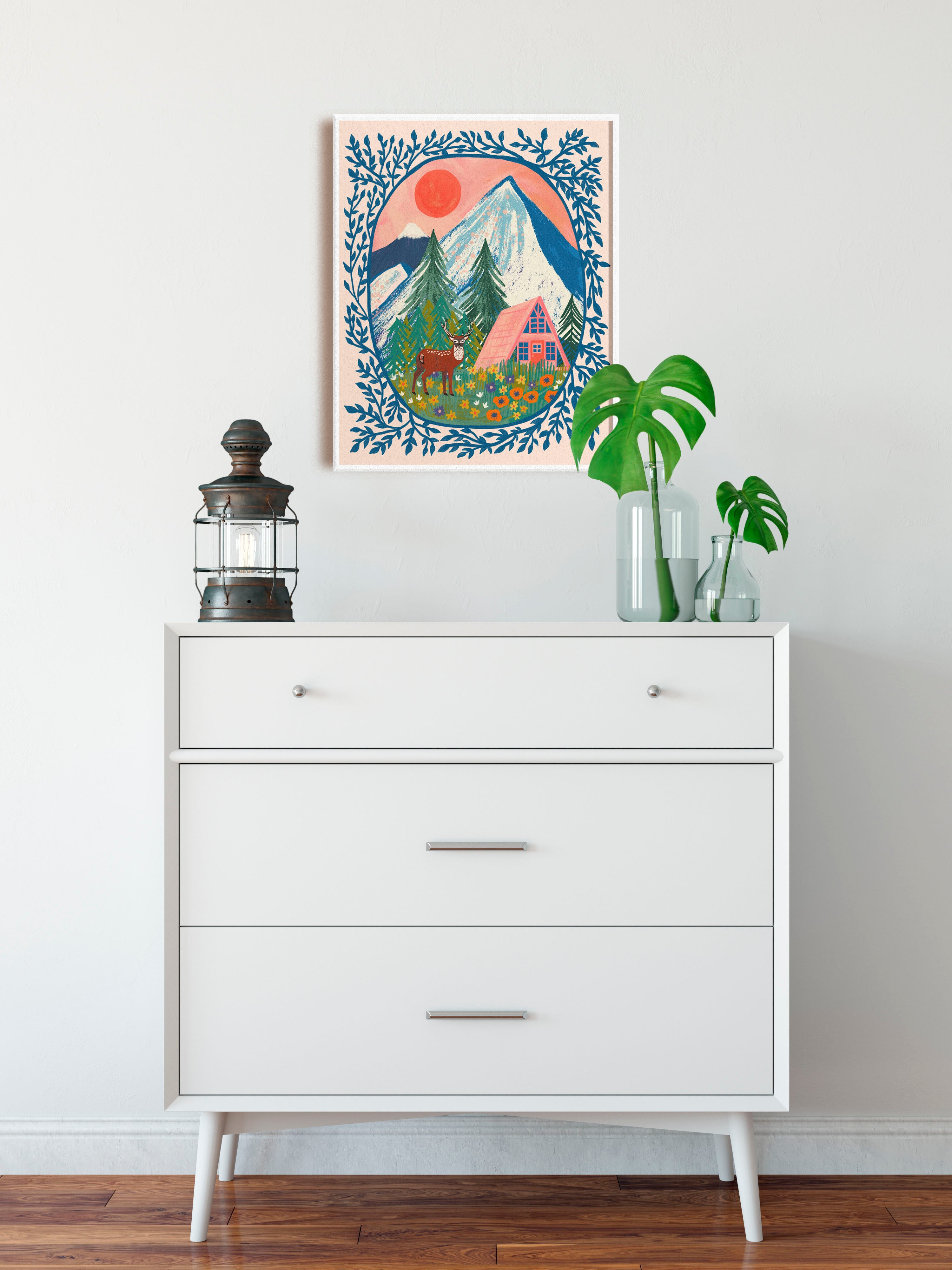 Over the Hills and Far Away - Art Print