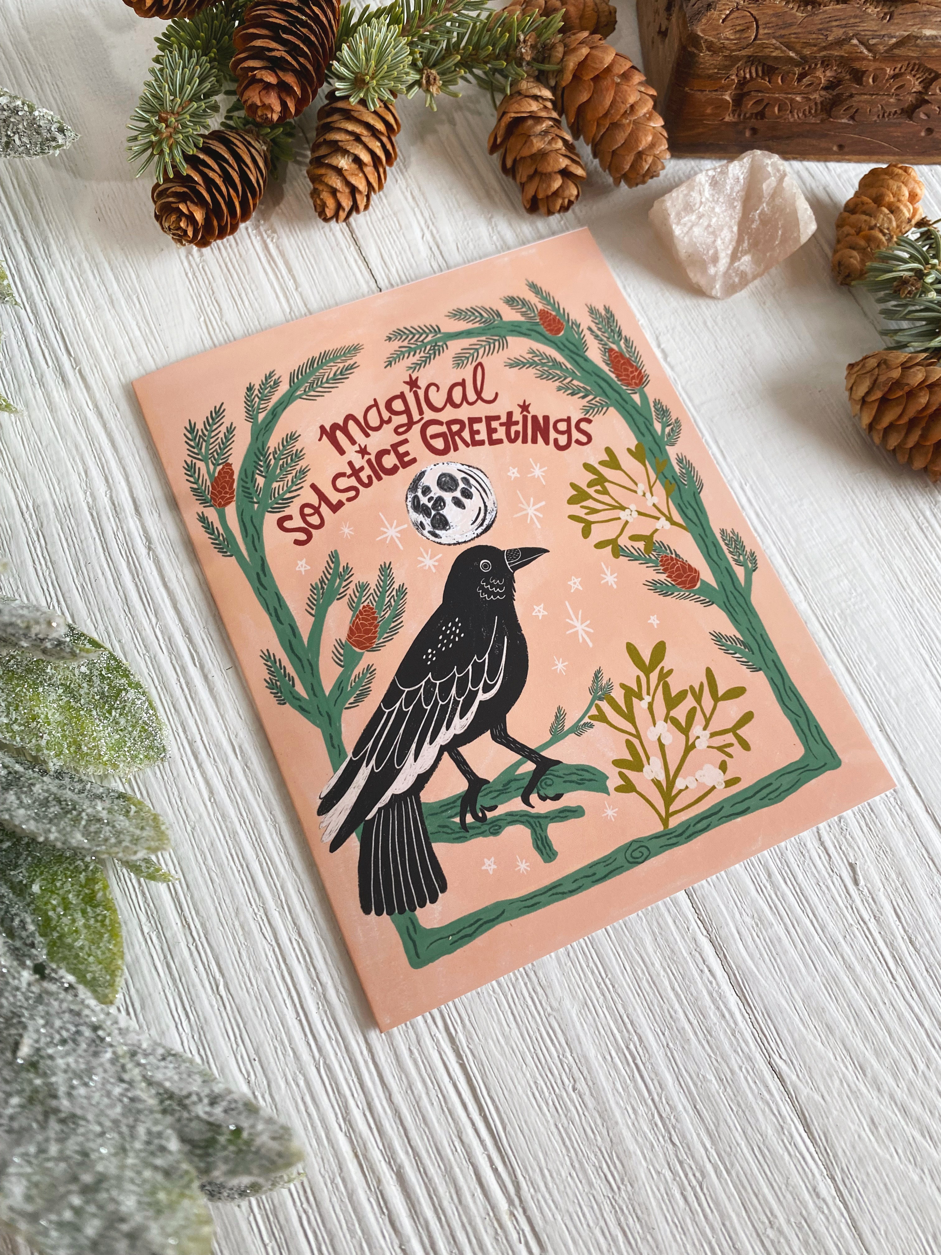 Magical Solstice Greetings Notecard Set