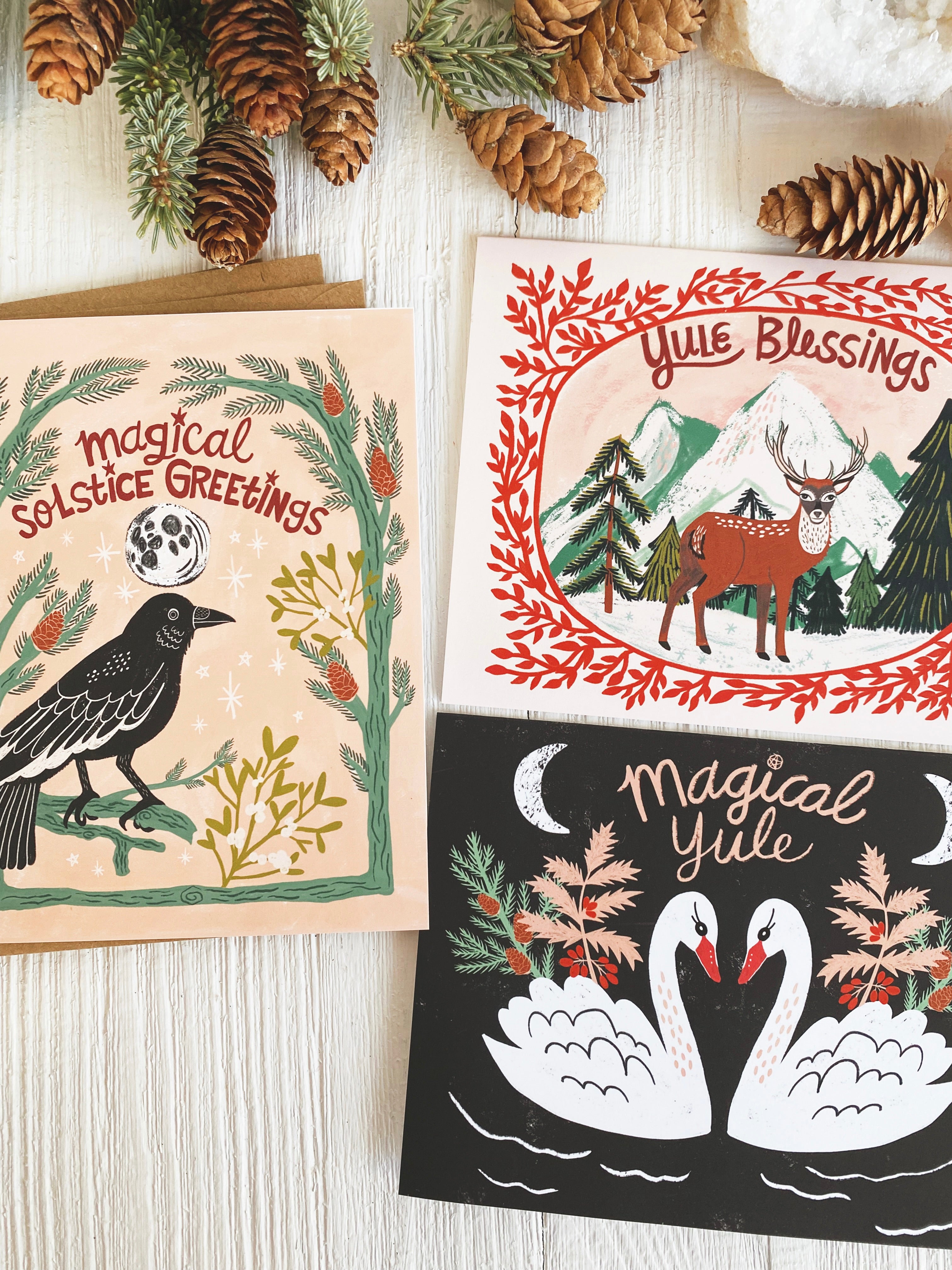 Yule Holiday Notecard Set