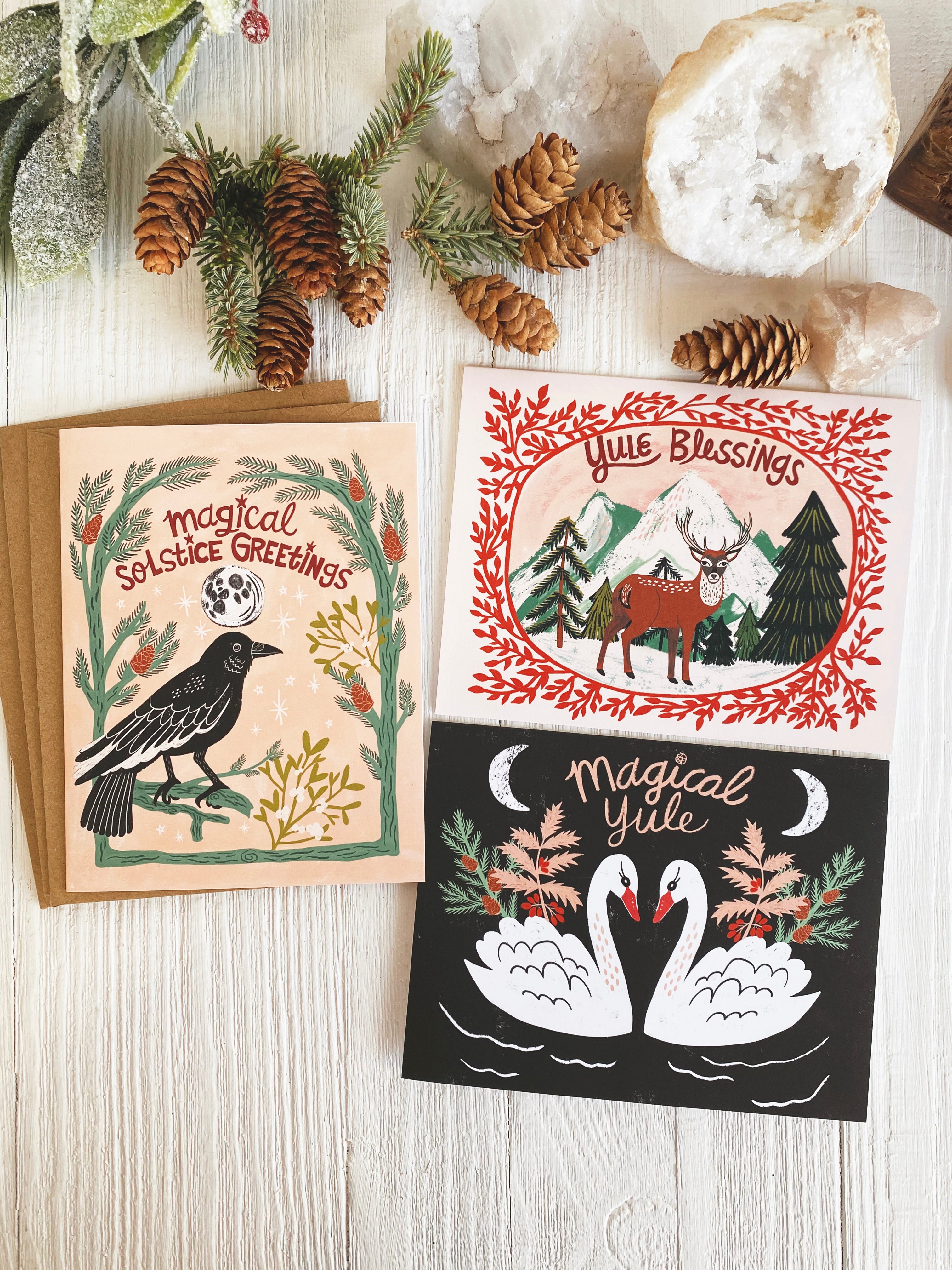 Yule Holiday Notecard Set
