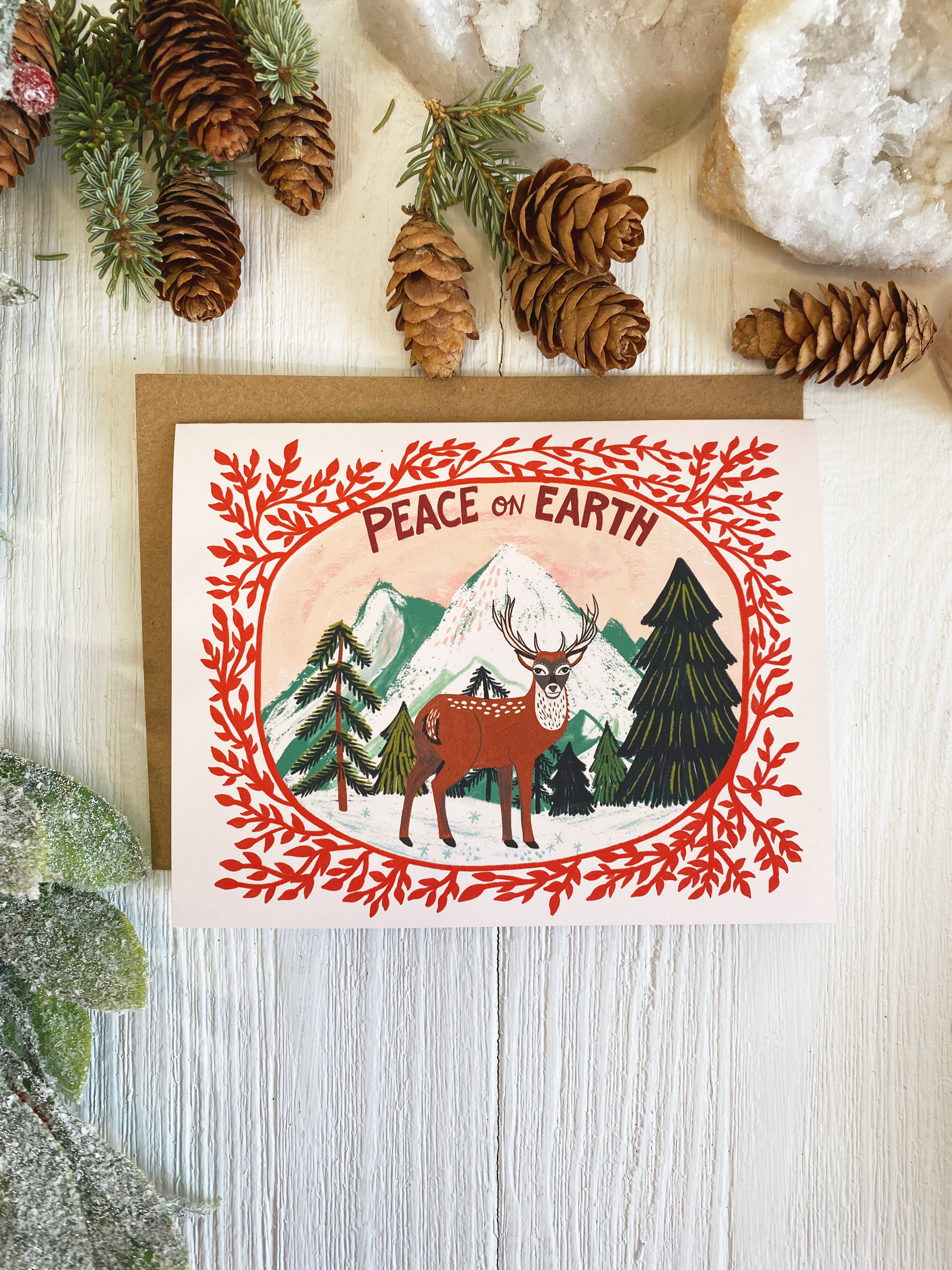 Holiday Notecard Set | Peace on Earth