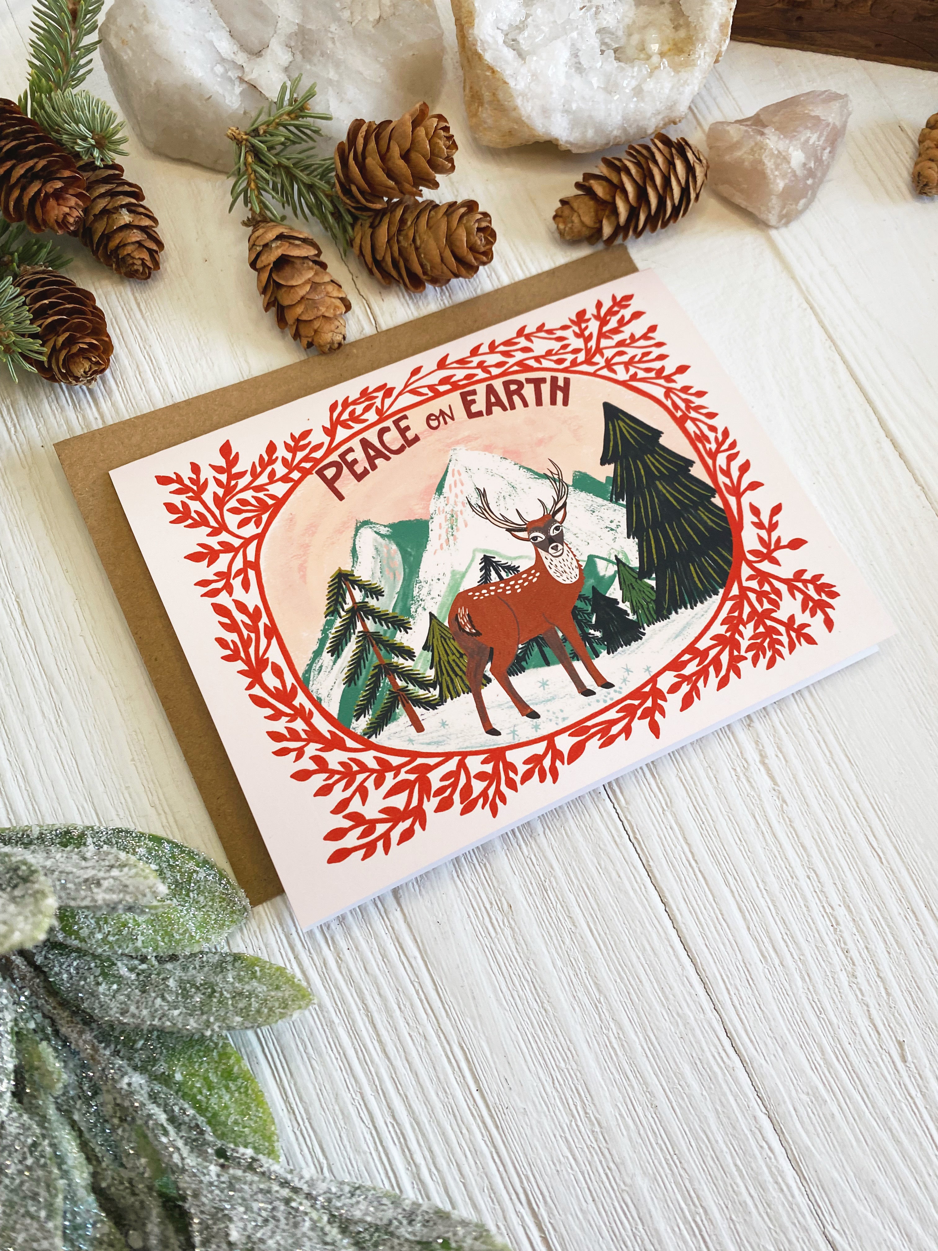 Holiday Notecard Set | Peace on Earth