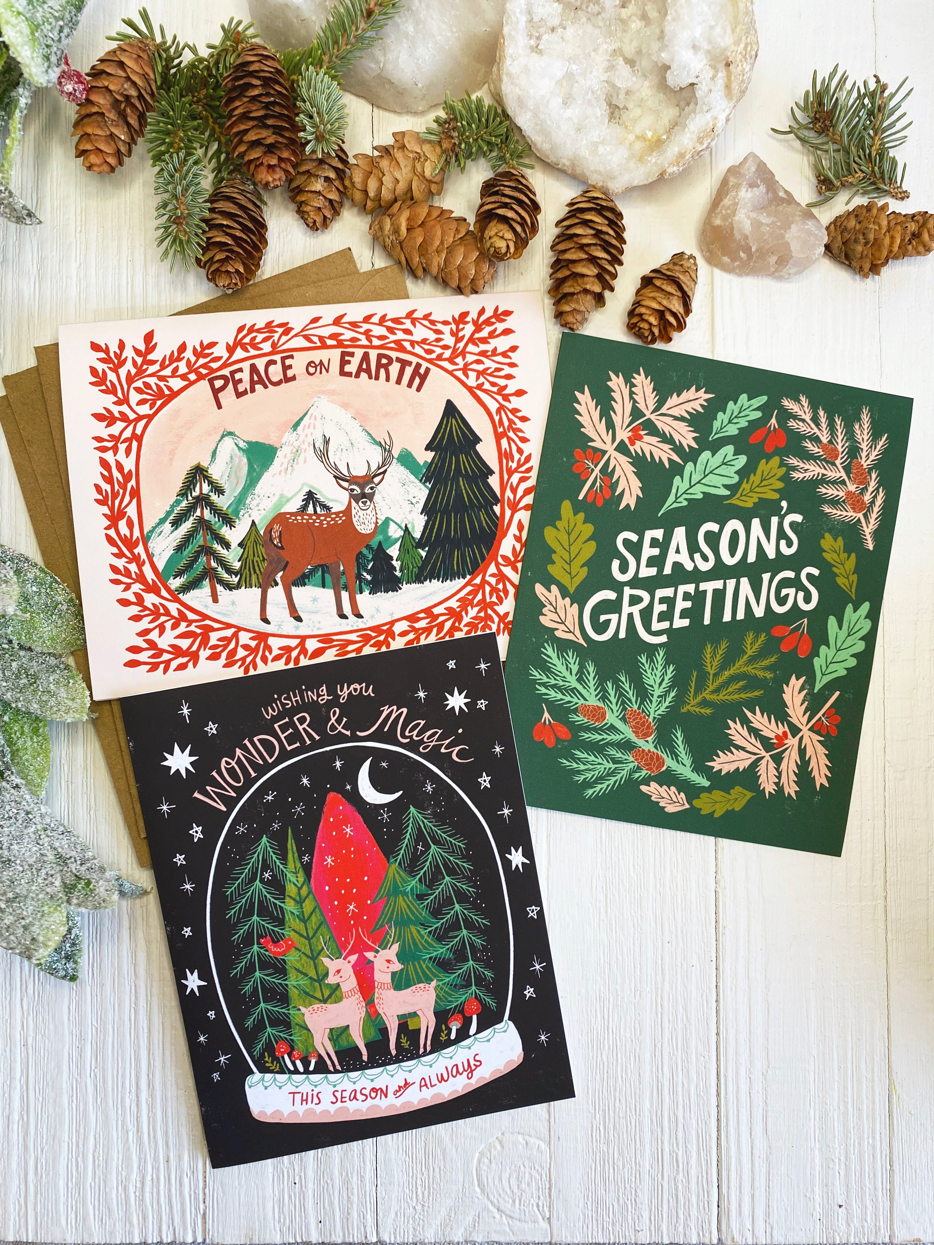 Holiday Notecard Set | Wonder & Magic, Season&