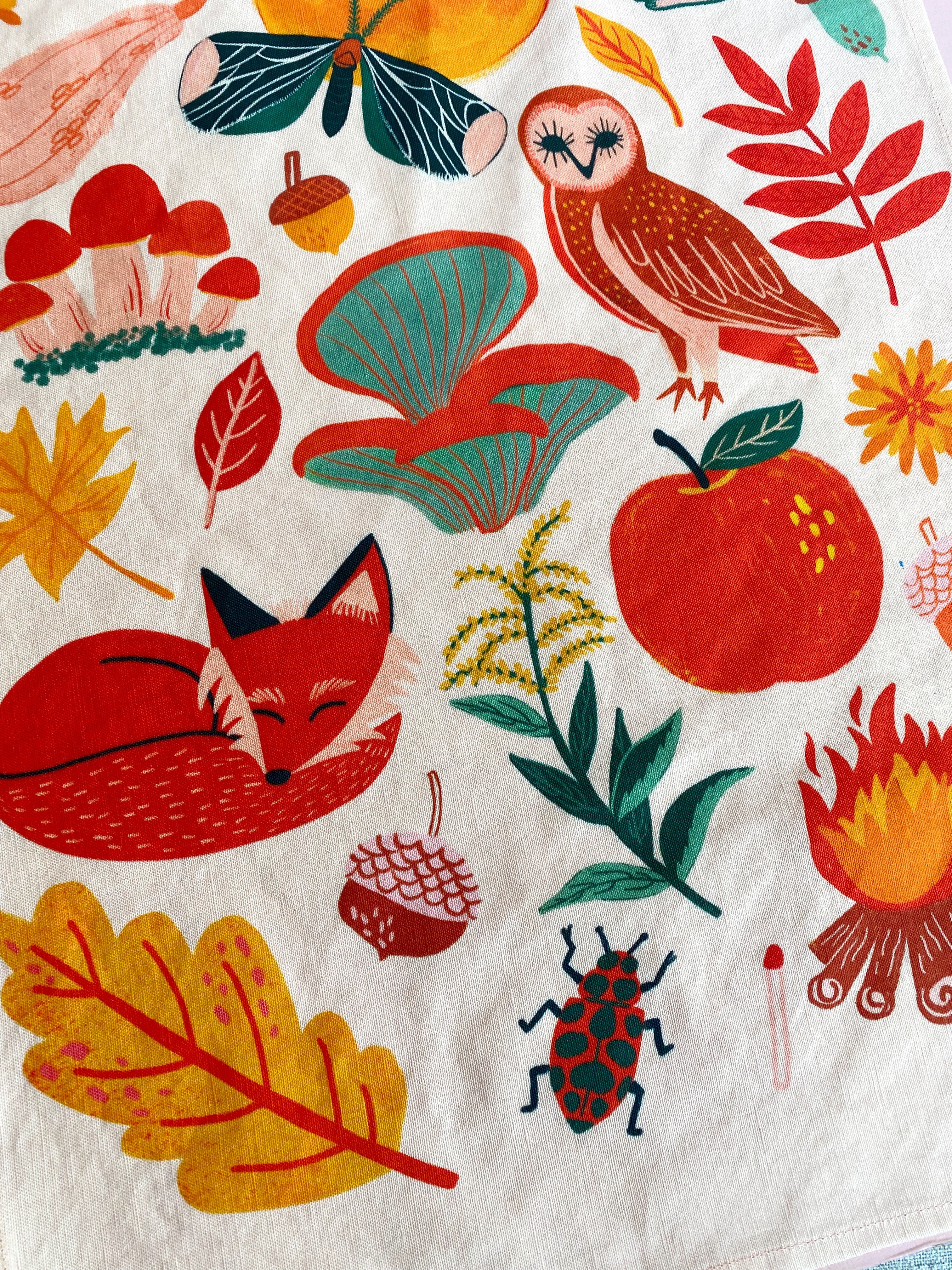 Favorite Fall Things - Tea Towel