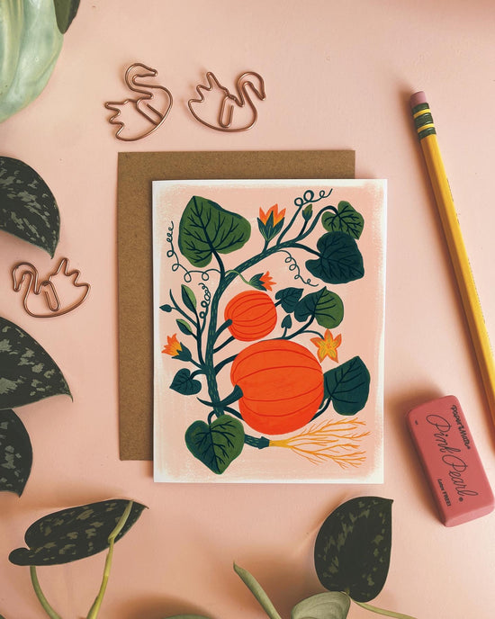 Pumpkin Garden -  Notecard Set