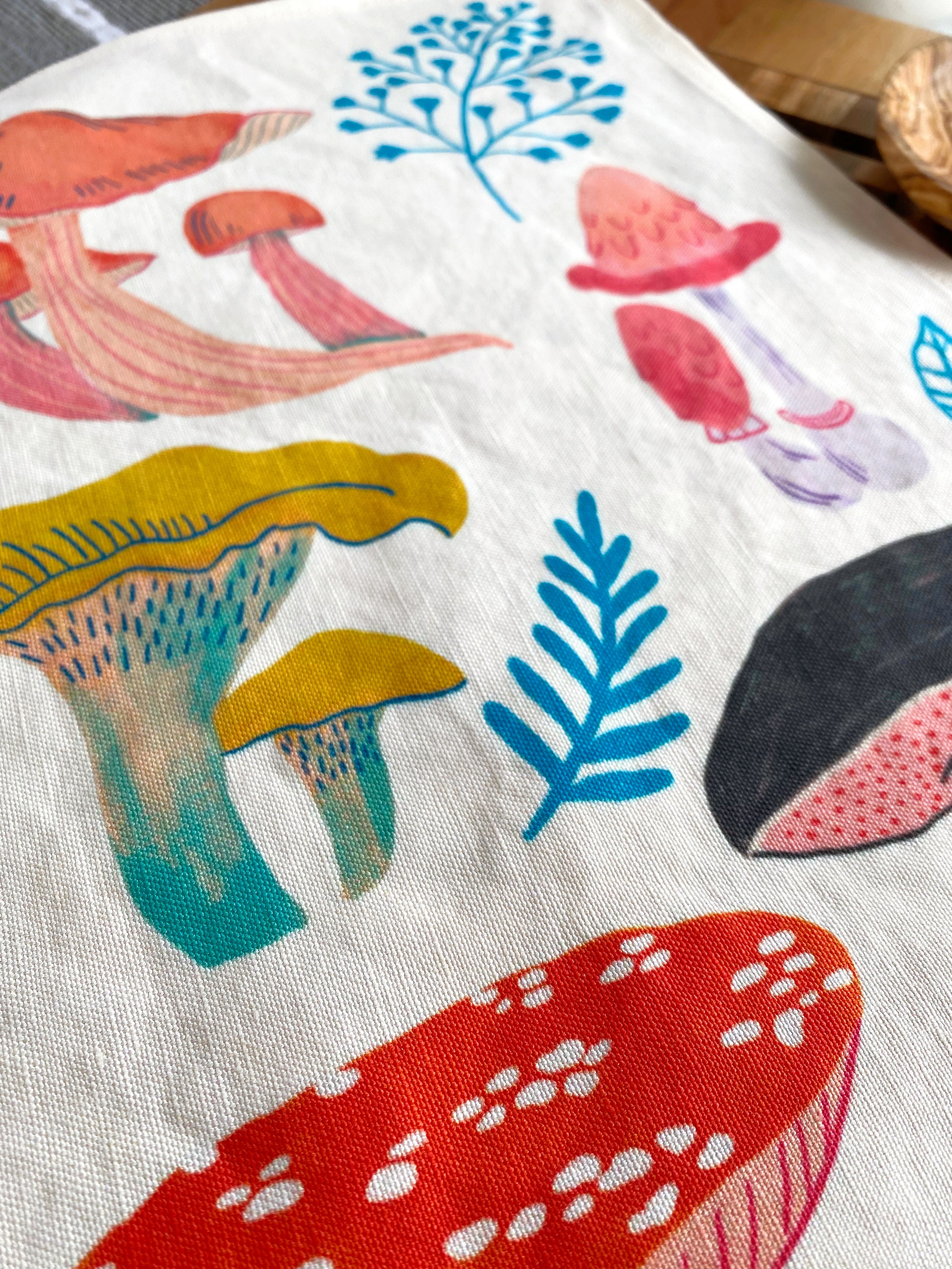 Mushroom Tea Towel