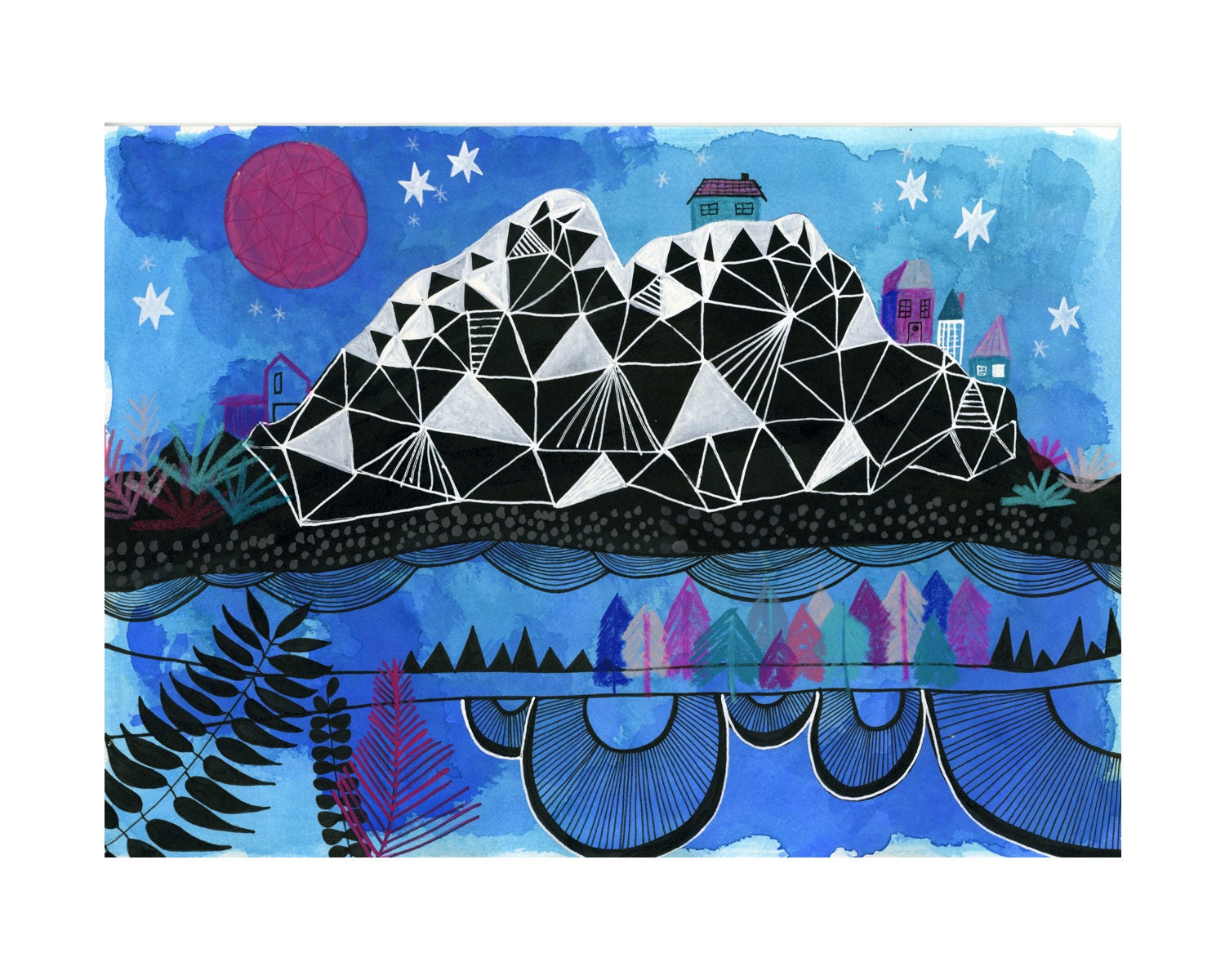 Magic Mountain - Art Print