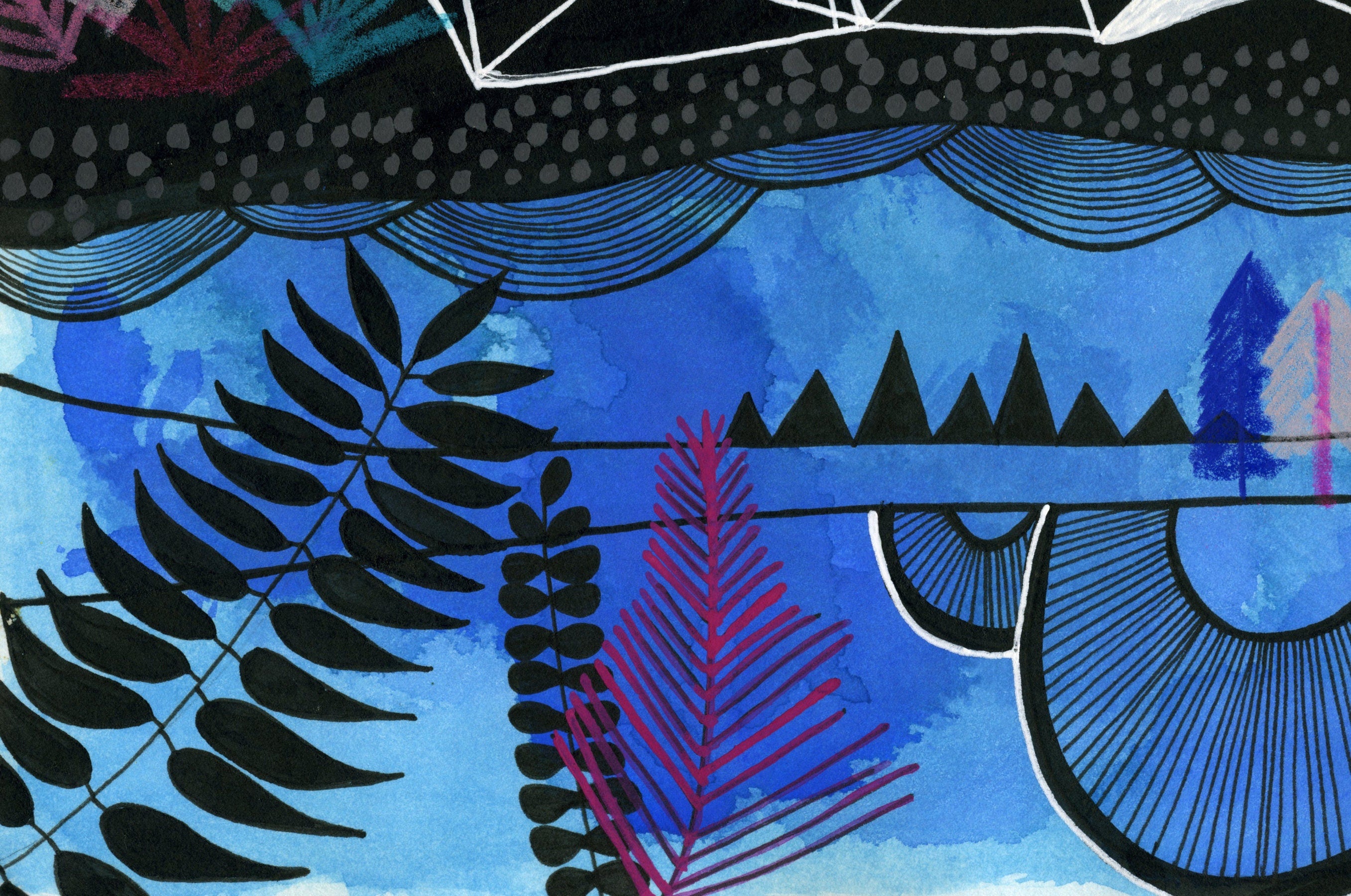 Magic Mountain - Art Print