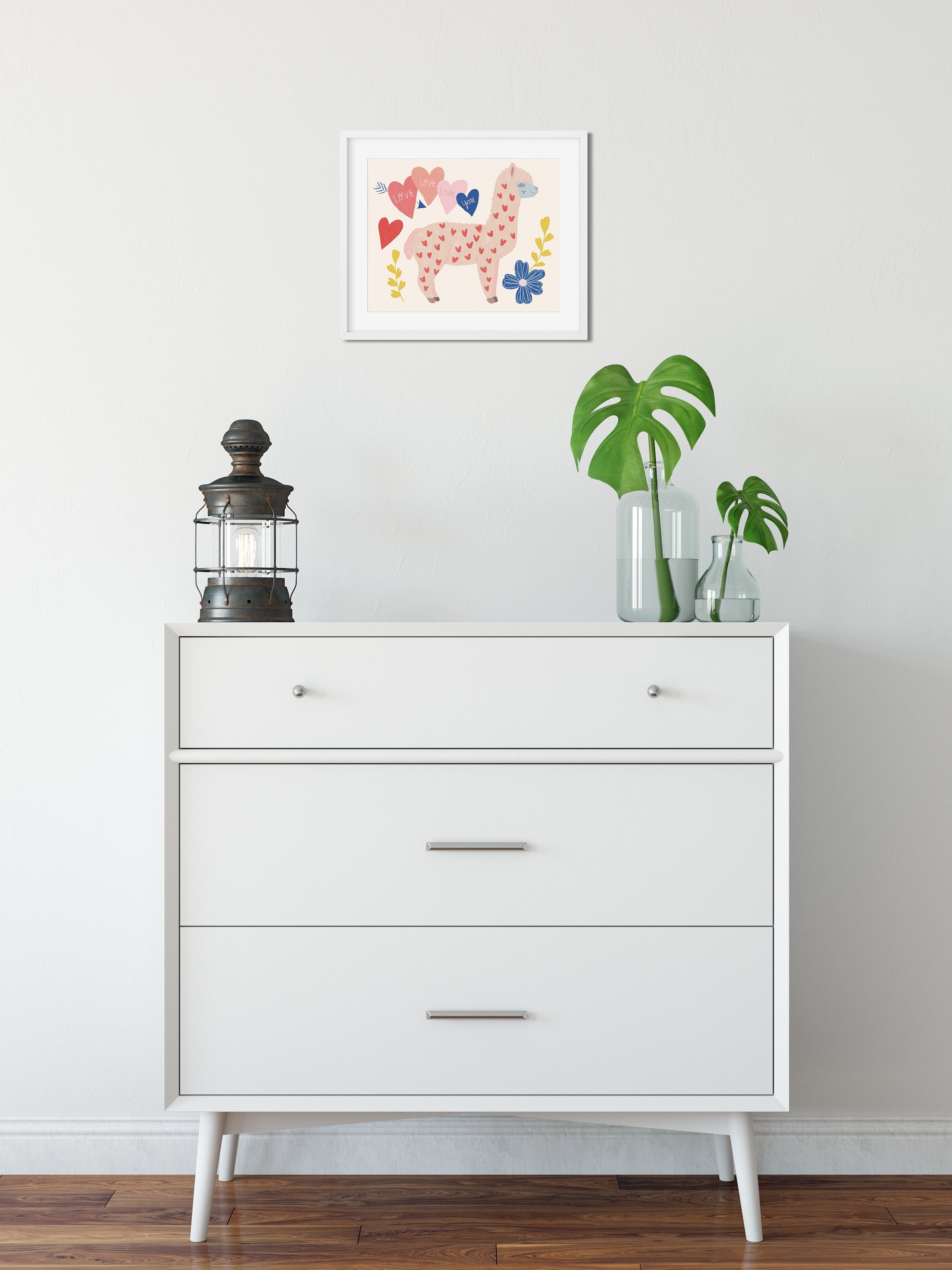 Llama Love - Art Print