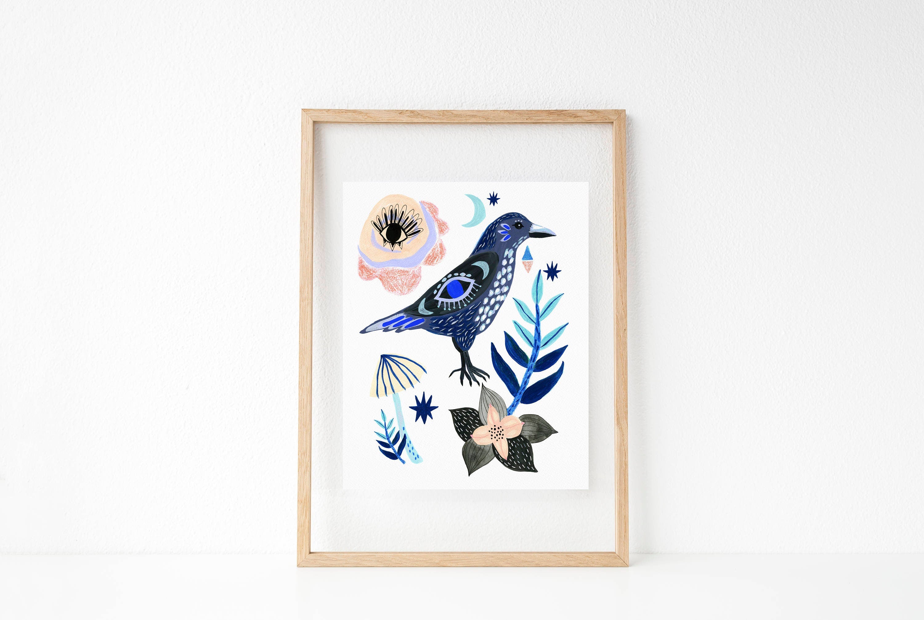 Mystical Crow - Art Print