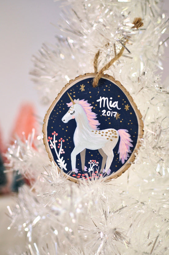 Unicorn First Christmas Ornament