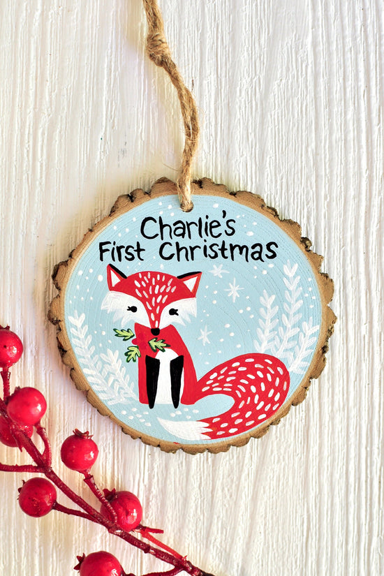 Fox Christmas Ornament