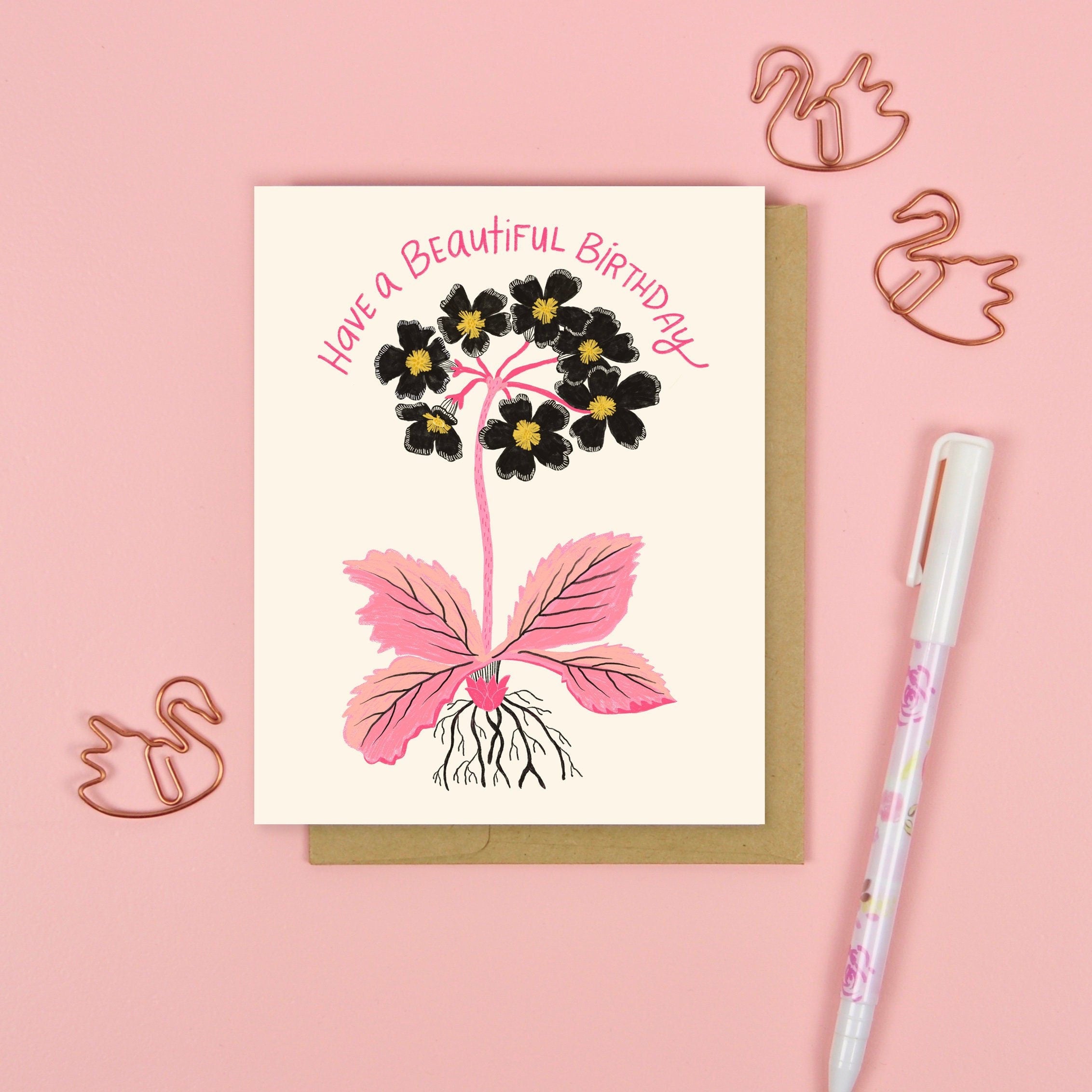 Primrose Birthday Card